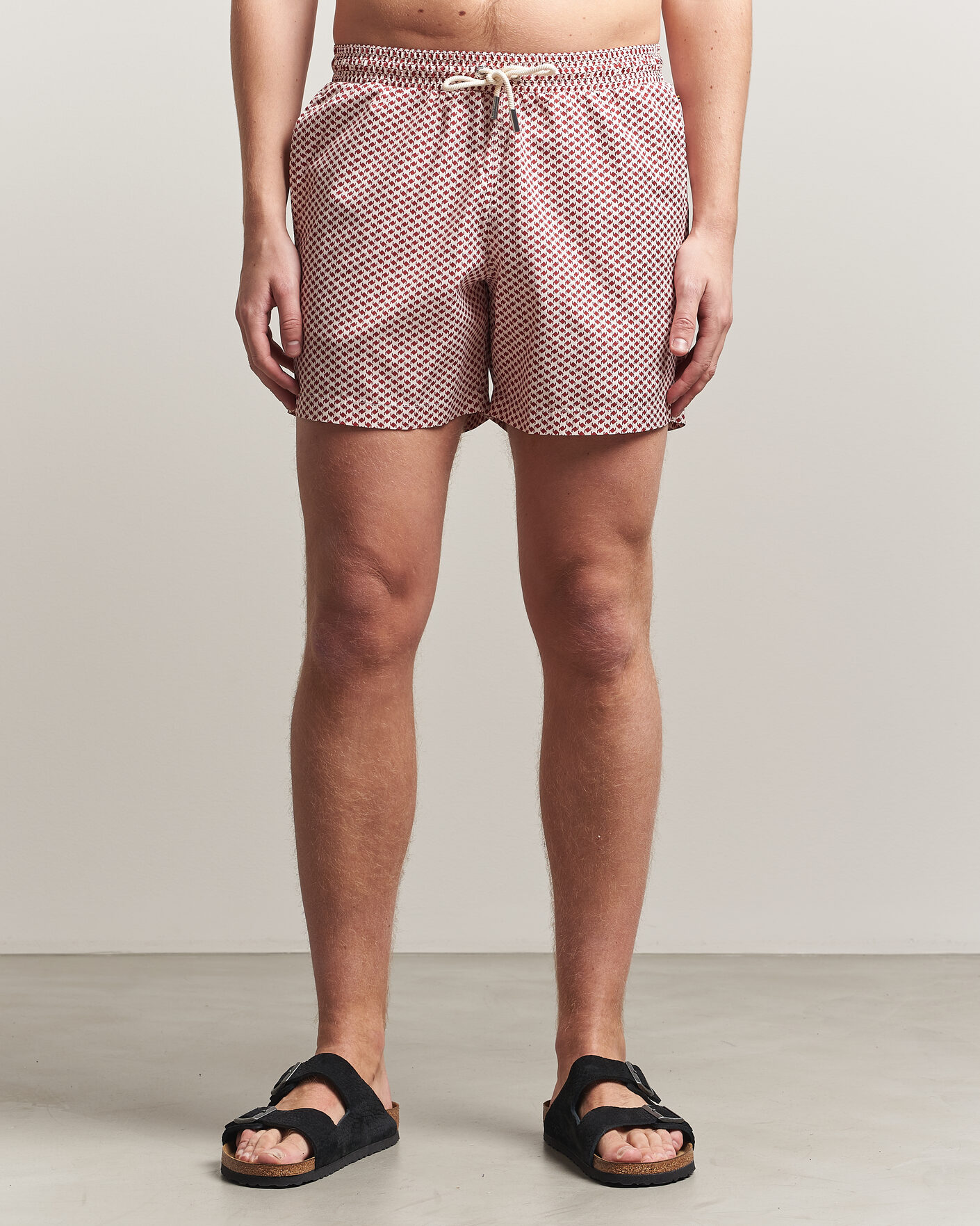 Herre | Badebukser | Orlebar Brown | Boxer Modula Drawstring Swim Shorts Vermillion