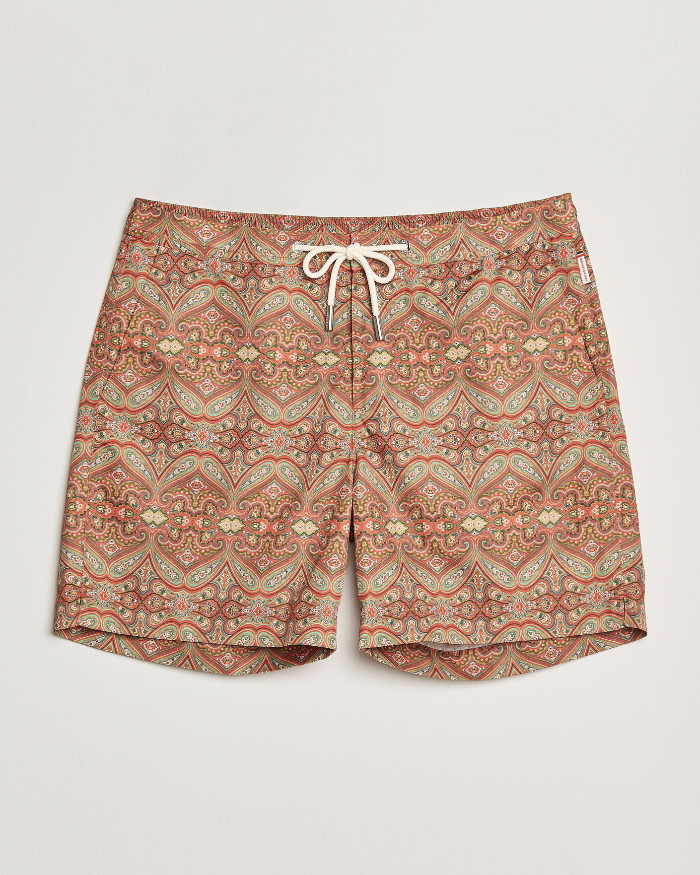 Herre | Badebukser | Orlebar Brown | Bulldog Drawcord Carnival Swim Shorts Vermillion
