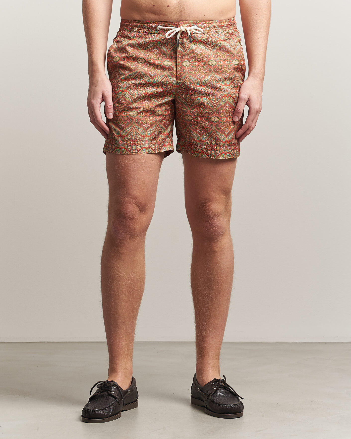 Herre | Badebukser | Orlebar Brown | Bulldog Drawcord Carnival Swim Shorts Vermillion