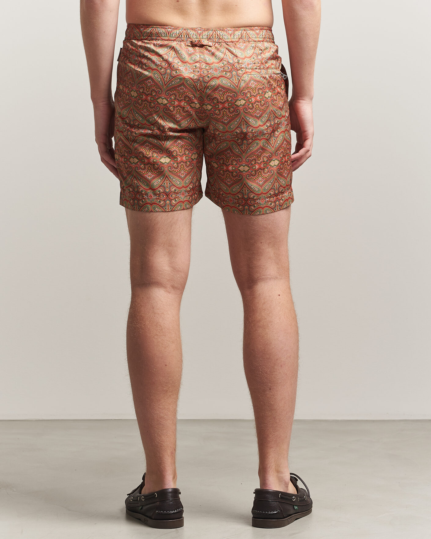 Herre | Badebukser | Orlebar Brown | Bulldog Drawcord Carnival Swim Shorts Vermillion