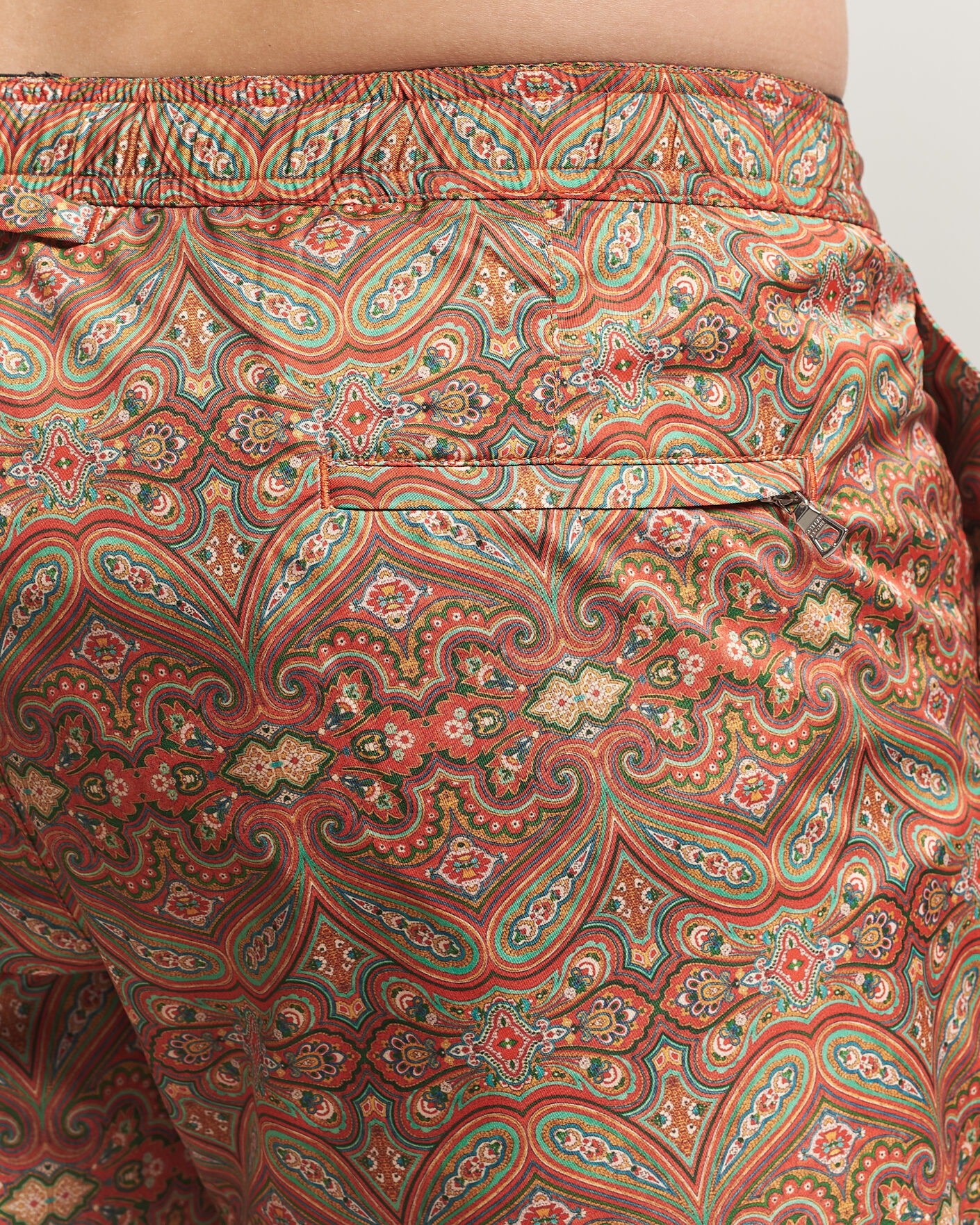 Herre | Badebukser | Orlebar Brown | Bulldog Drawcord Carnival Swim Shorts Vermillion