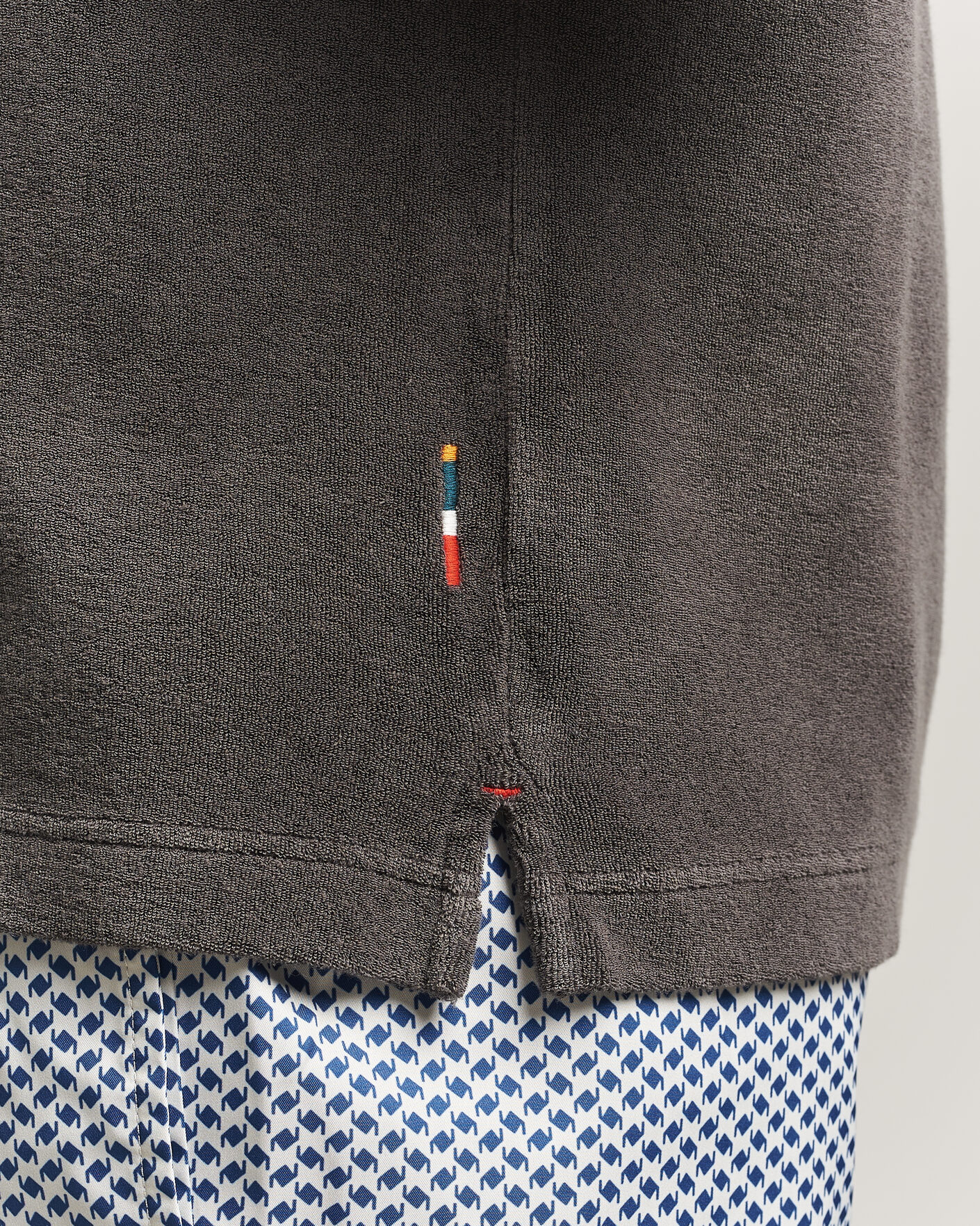 Herre | Polotrøjer | Orlebar Brown | Terry Resort Polo Elephant Grey