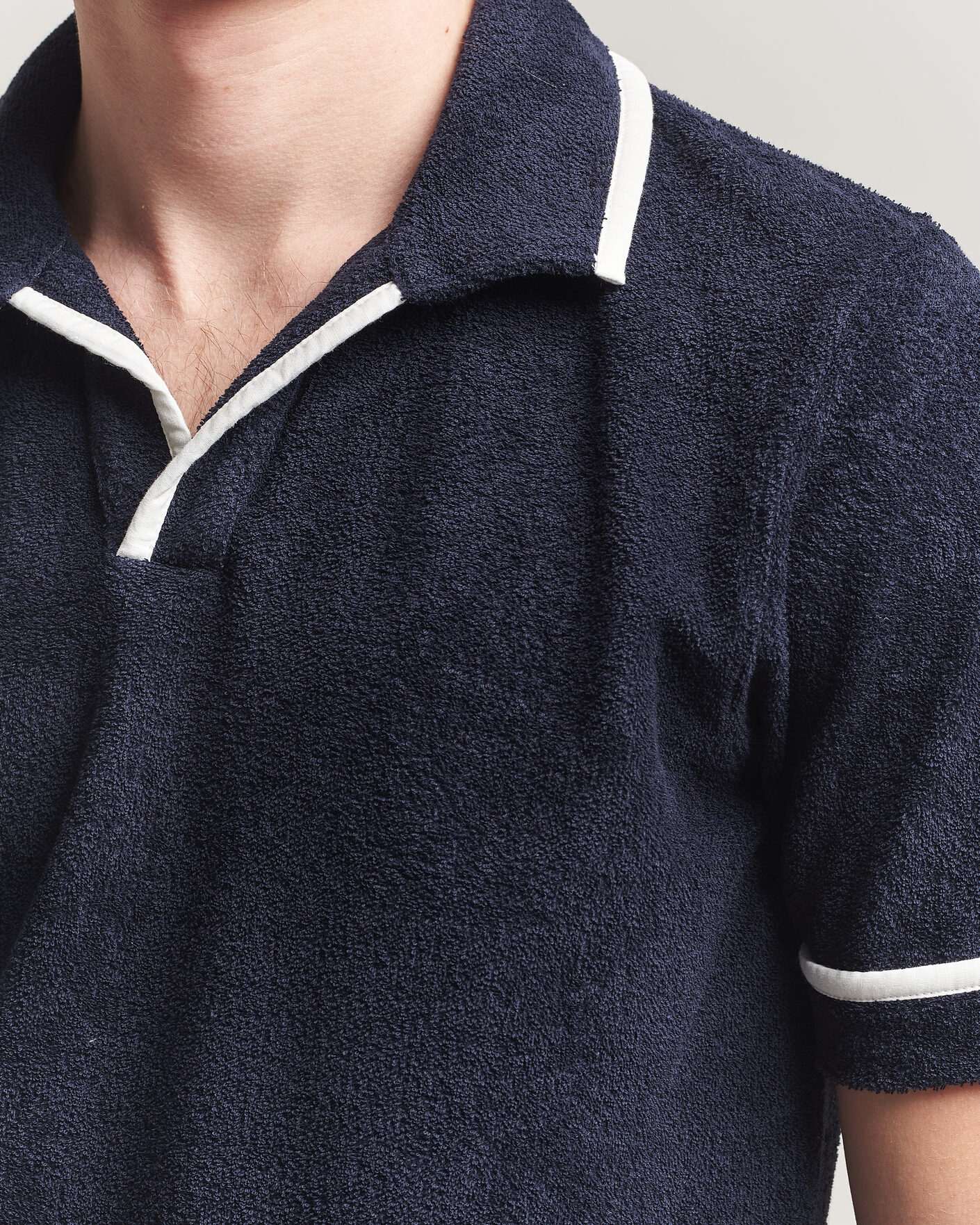 Herre | Polotrøjer | Orlebar Brown | Ellery Towelling Polo Night Iris