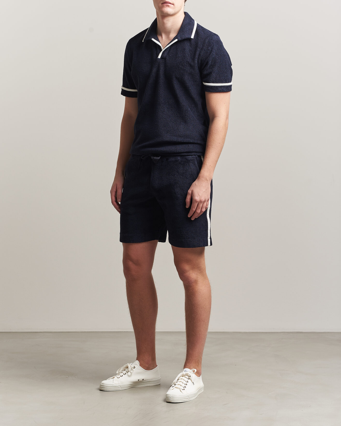 Herre | Shorts | Orlebar Brown | Trevone Towelling Shorts Night Iris