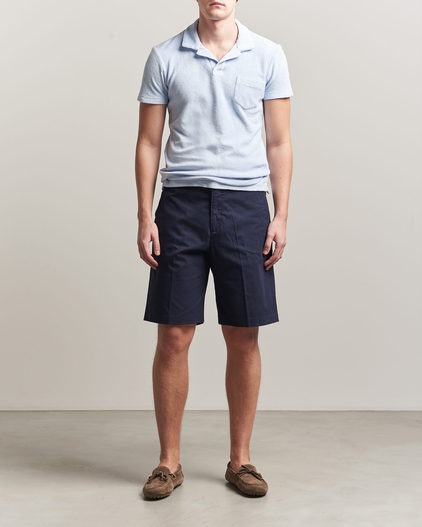 Herre | Shorts | Orlebar Brown | Laurent Cotton Shorts Night Iris