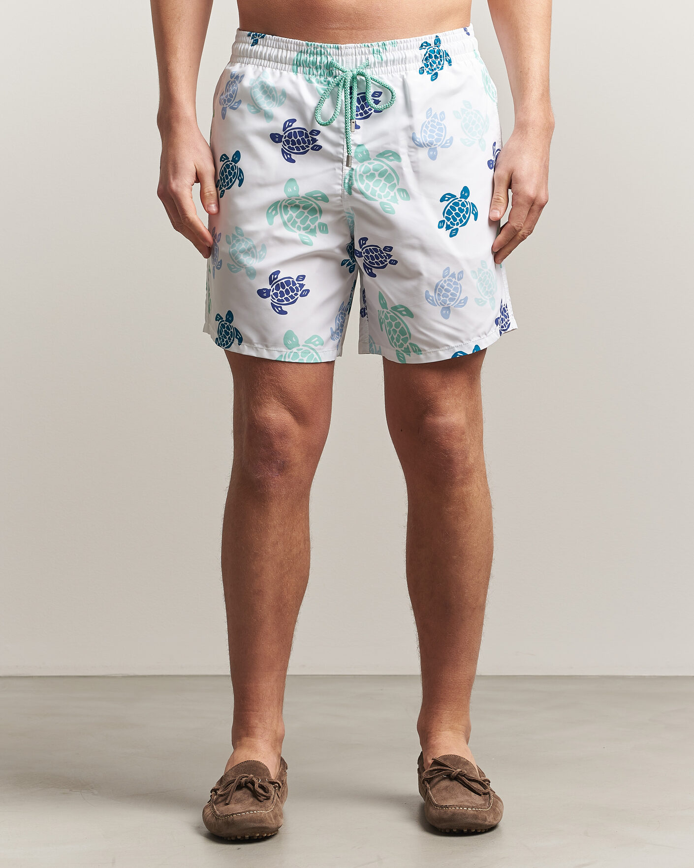 Herre | Badebukser | Vilebrequin | Moorea Swimshorts Blanc