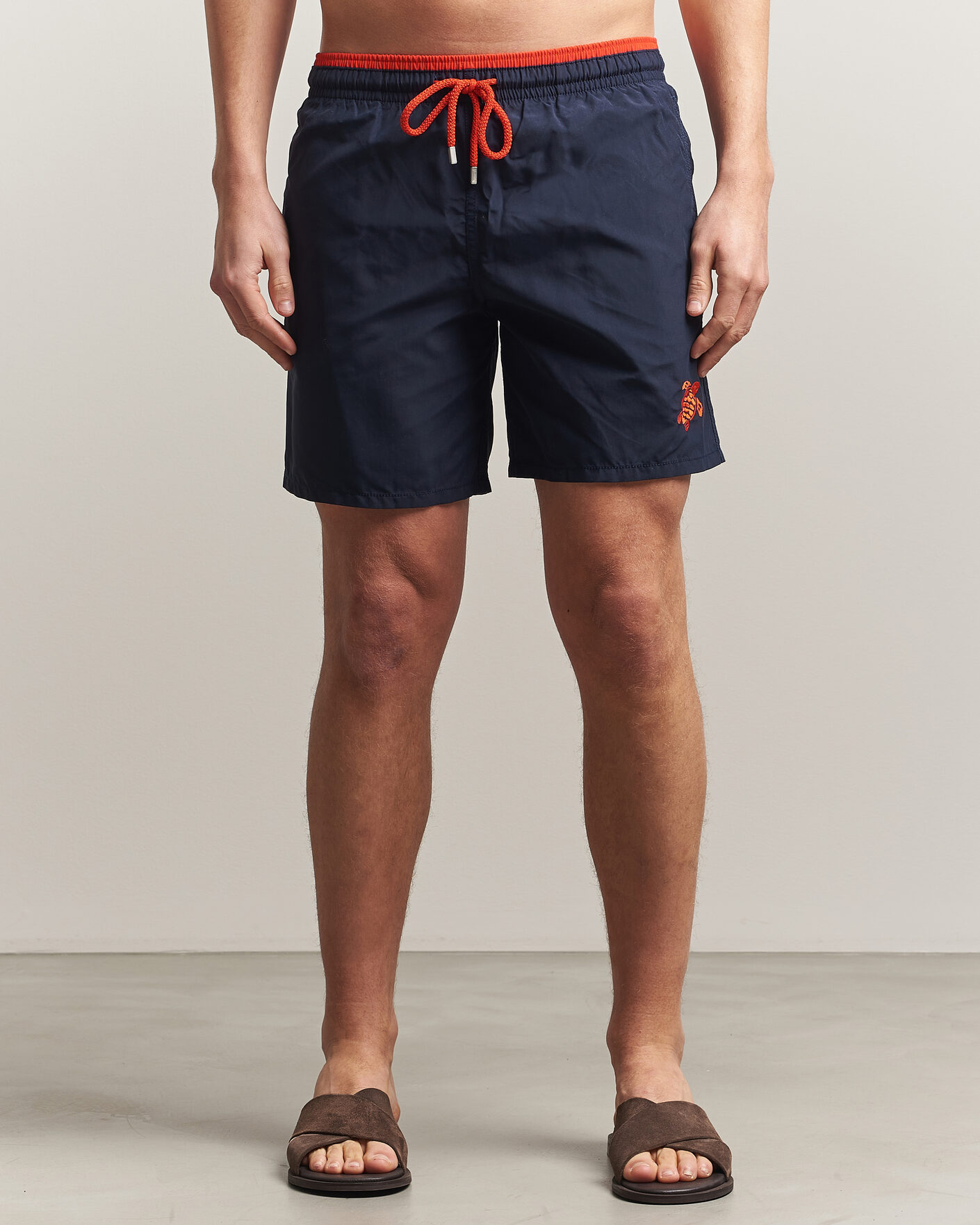 Herre | Badebukser | Vilebrequin | Moka Swimshorts Marine/Rouge