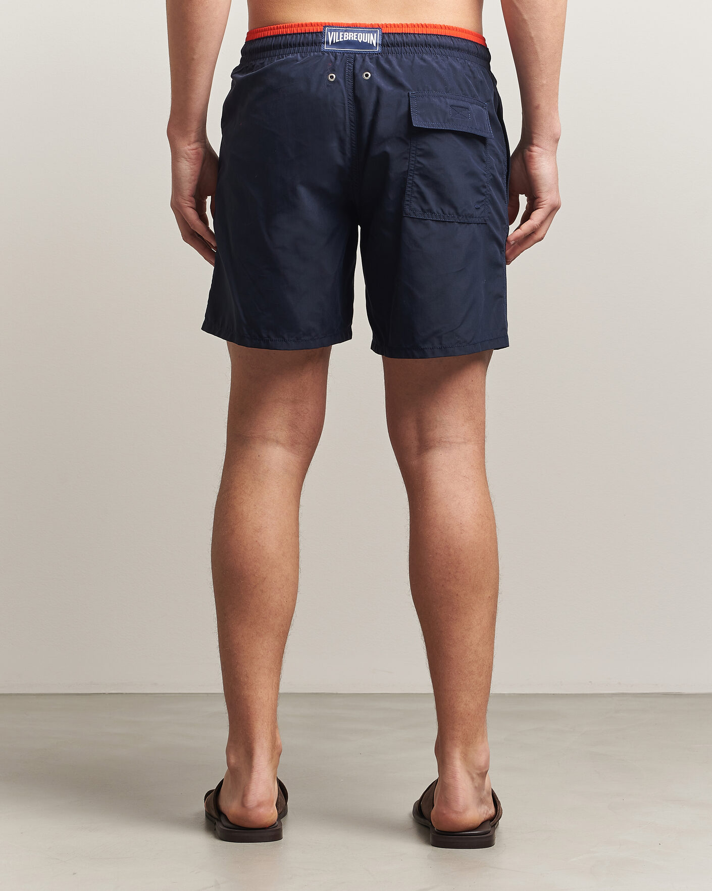Herre | Badebukser | Vilebrequin | Moka Swimshorts Marine/Rouge