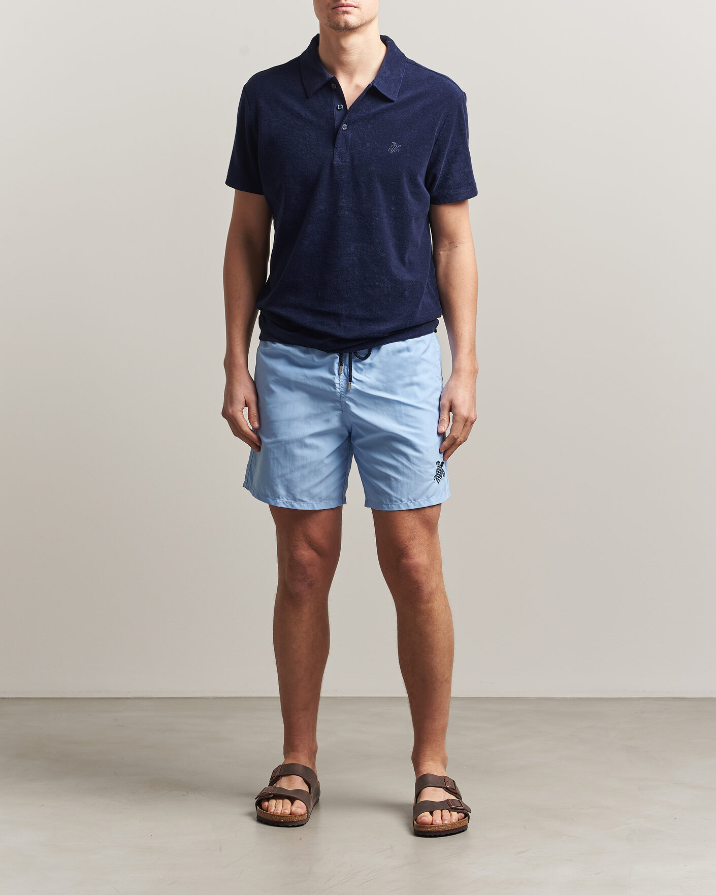 Herre | Polotrøjer | Vilebrequin | Pheonix Terry Polo Bleu Marine