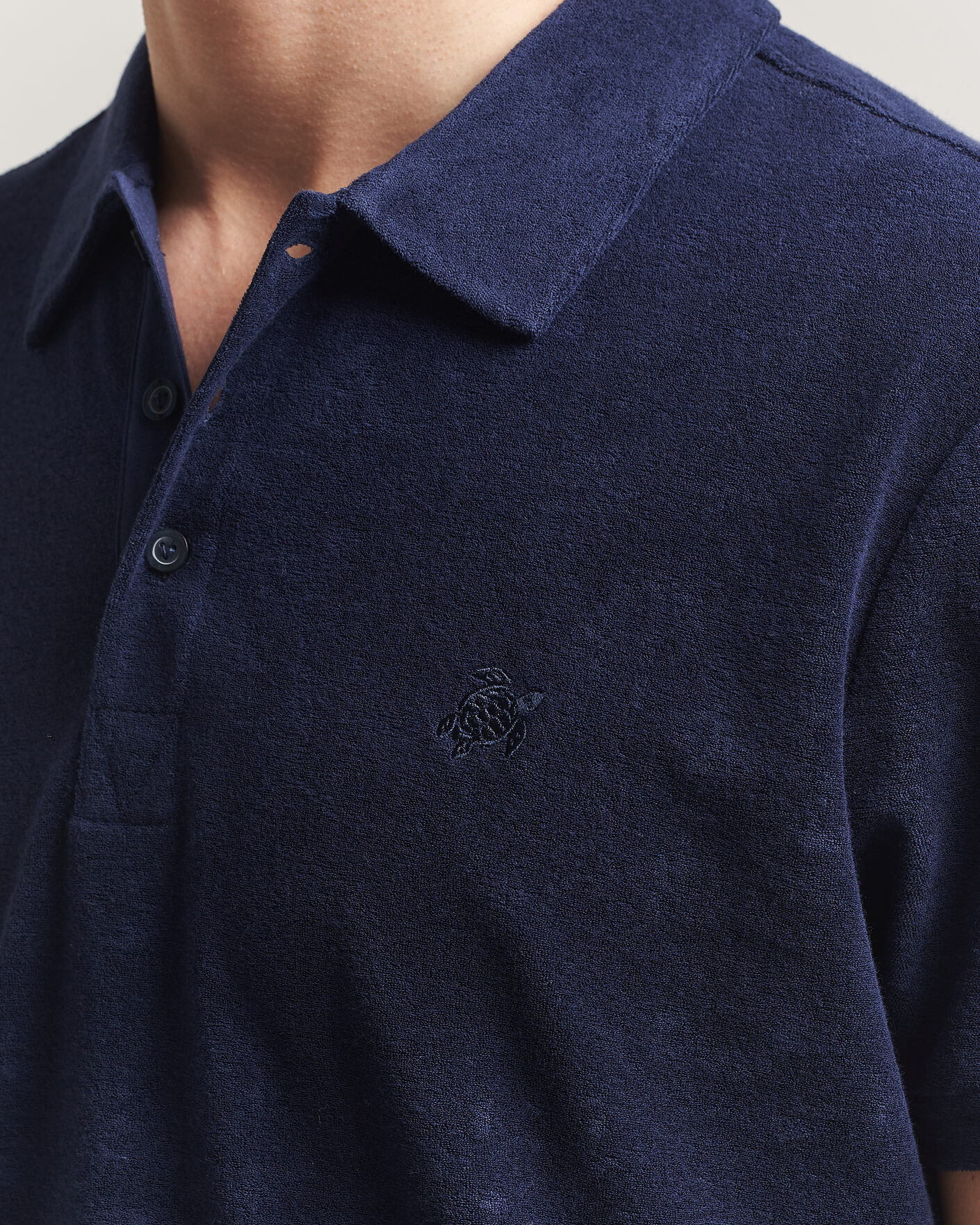 Herre | Polotrøjer | Vilebrequin | Pheonix Terry Polo Bleu Marine