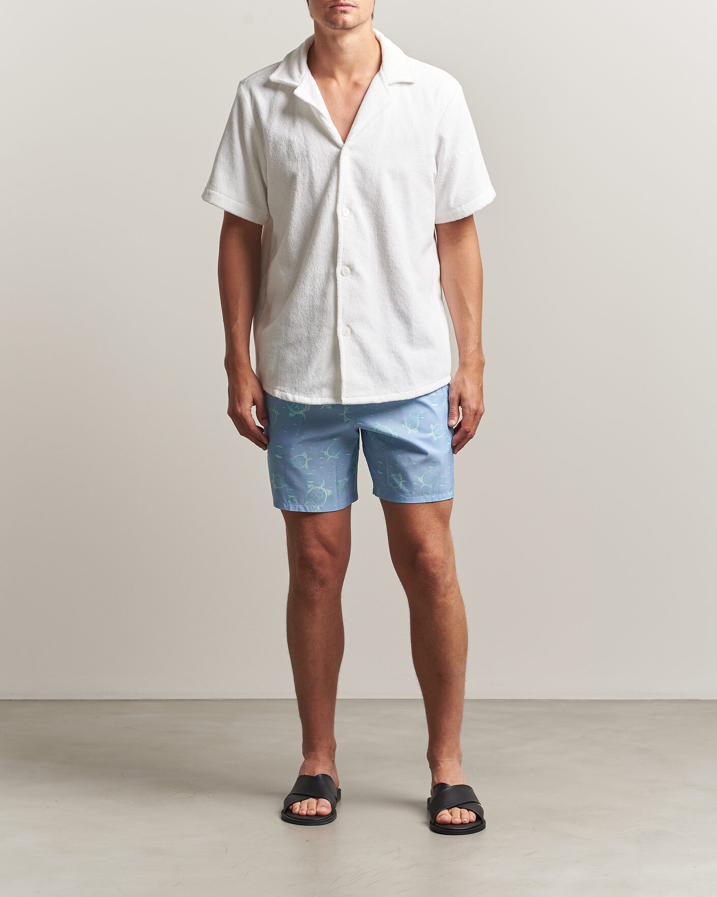 Herre | Badebukser | Vilebrequin | Mahina Swimshorts Cloudy Blue