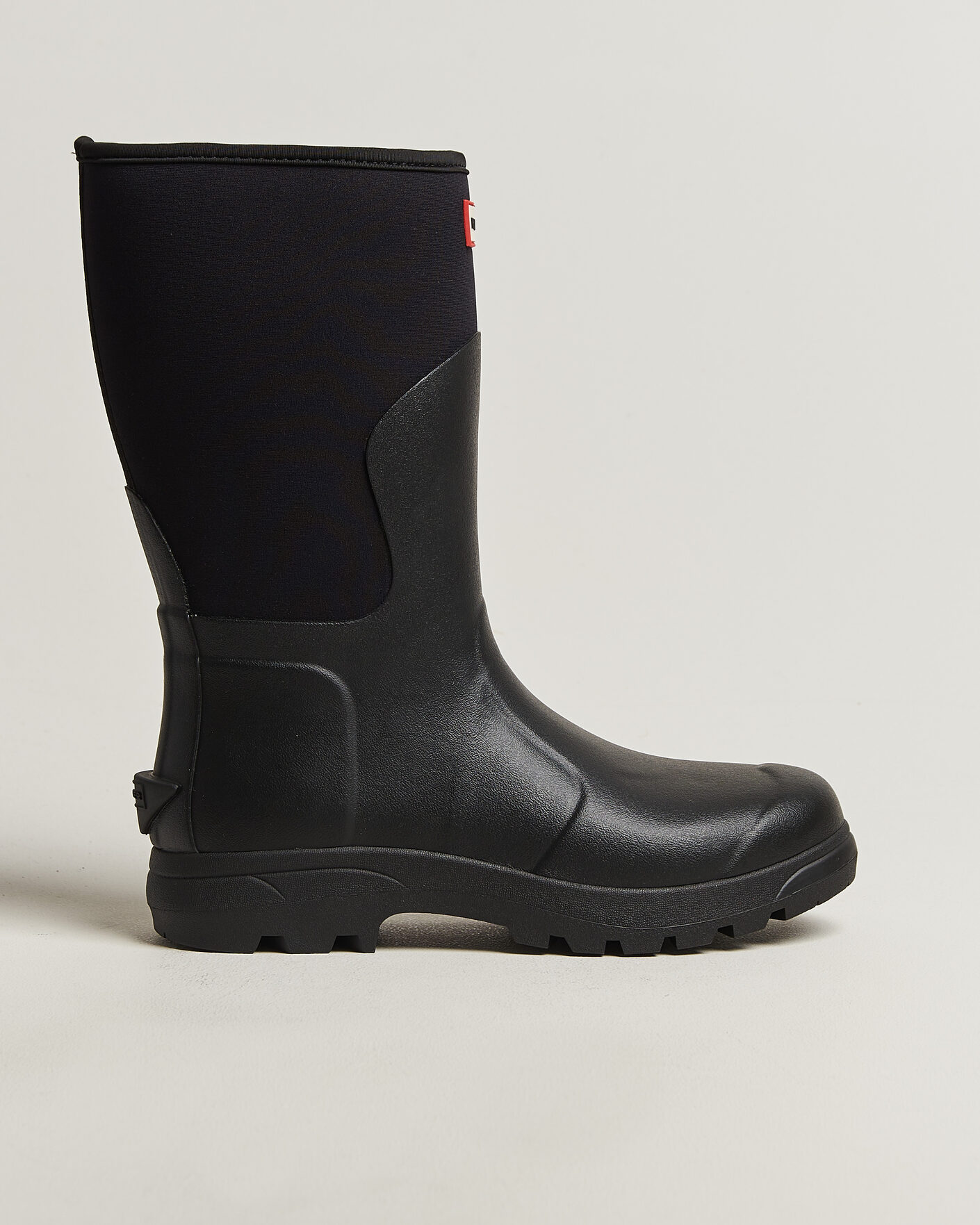 Herre | Galocher & Gummistøvler | Hunter Boots | Balmoral Neopren Short Boot Black