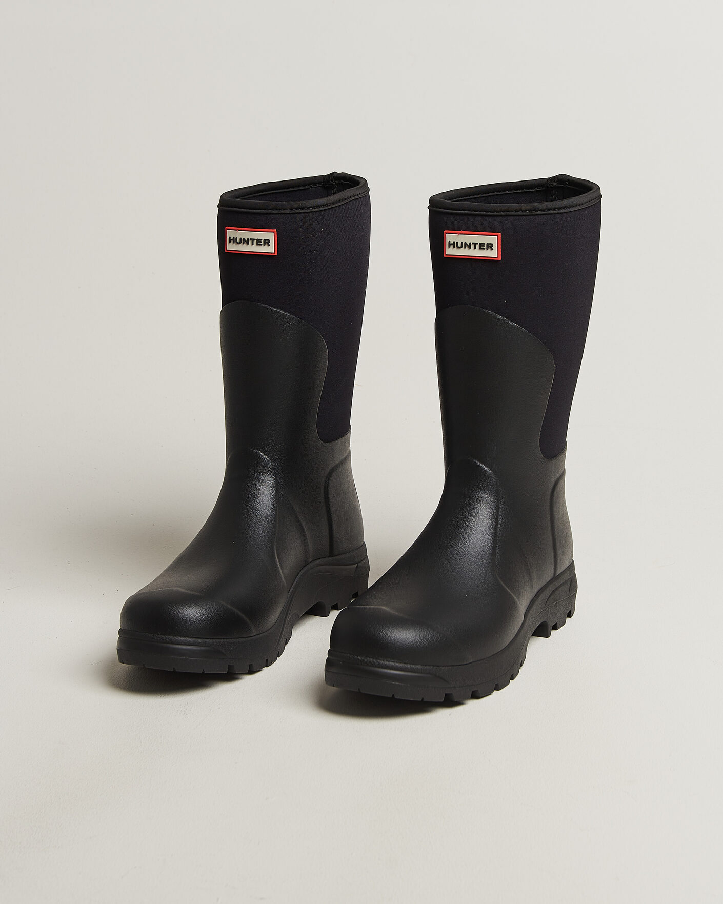 Herre | Galocher & Gummistøvler | Hunter Boots | Balmoral Neopren Short Boot Black