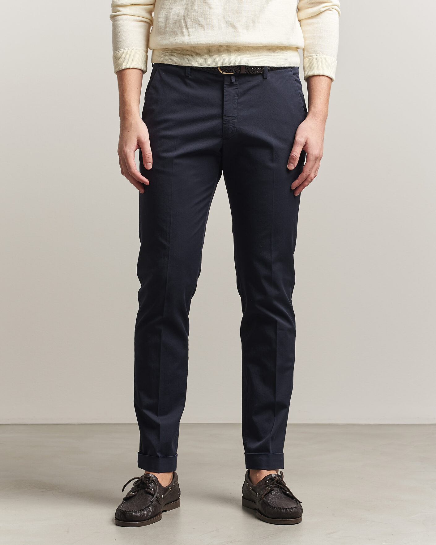 Herre | Bukser | Briglia 1949 | Slim Fit Cotton Chinos Navy