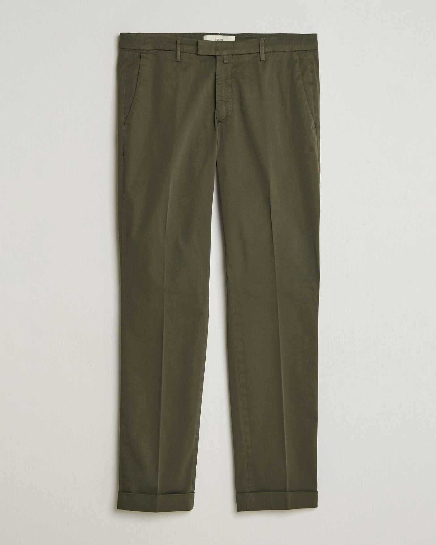 Herre | Bukser | Briglia 1949 | Slim Fit Cotton Chinos Dark Green