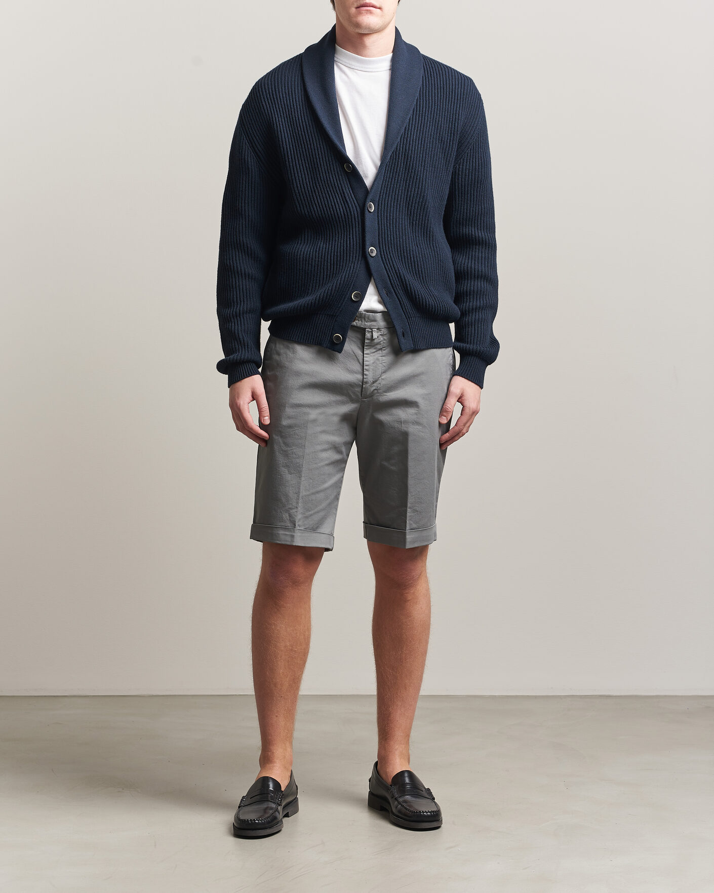 Herre | Shorts | Briglia 1949 | Cotton Stretch Shorts Grey
