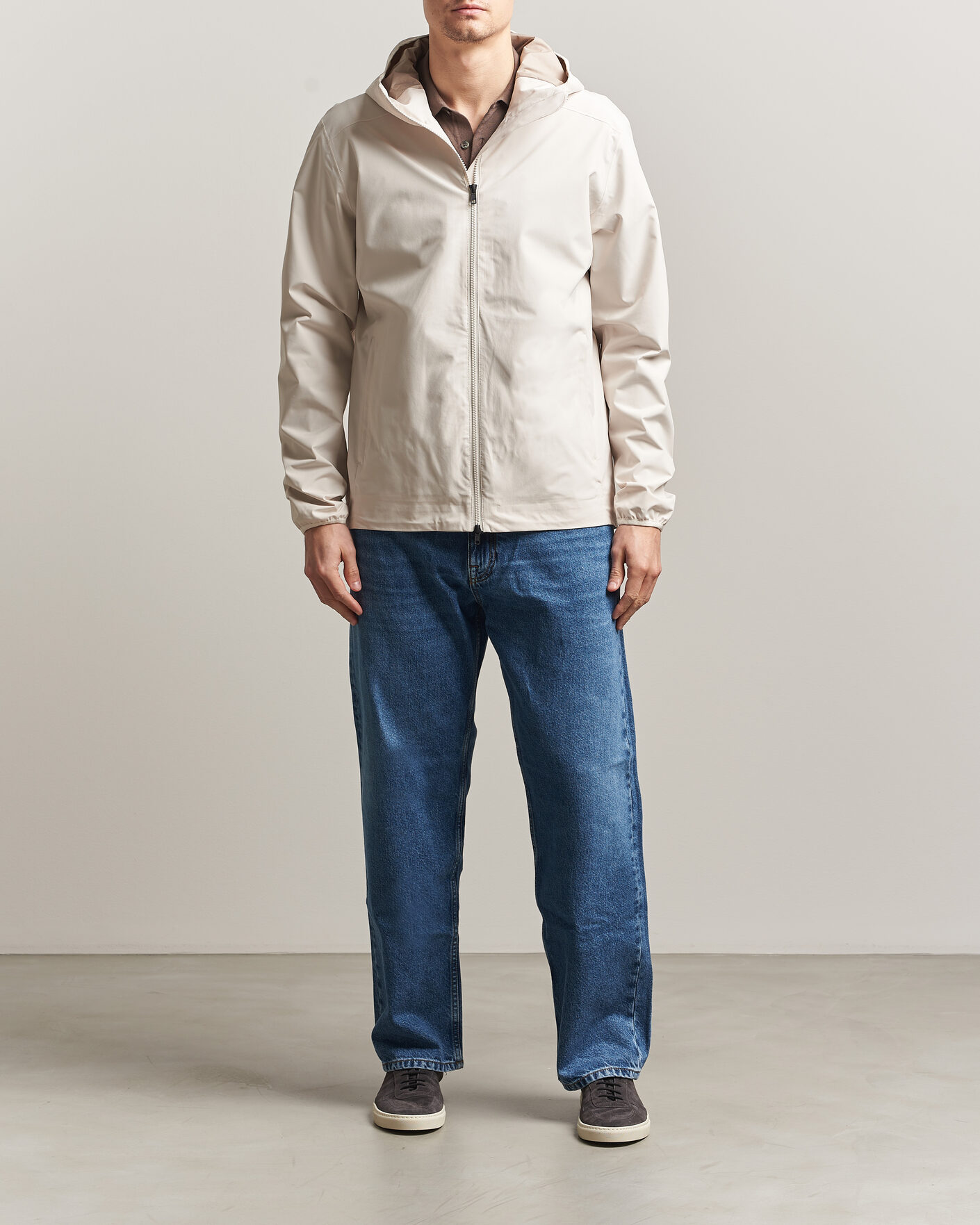 Herre | Jakker | Scandinavian Edition | Hood II Waterproof Jacket Neutral White
