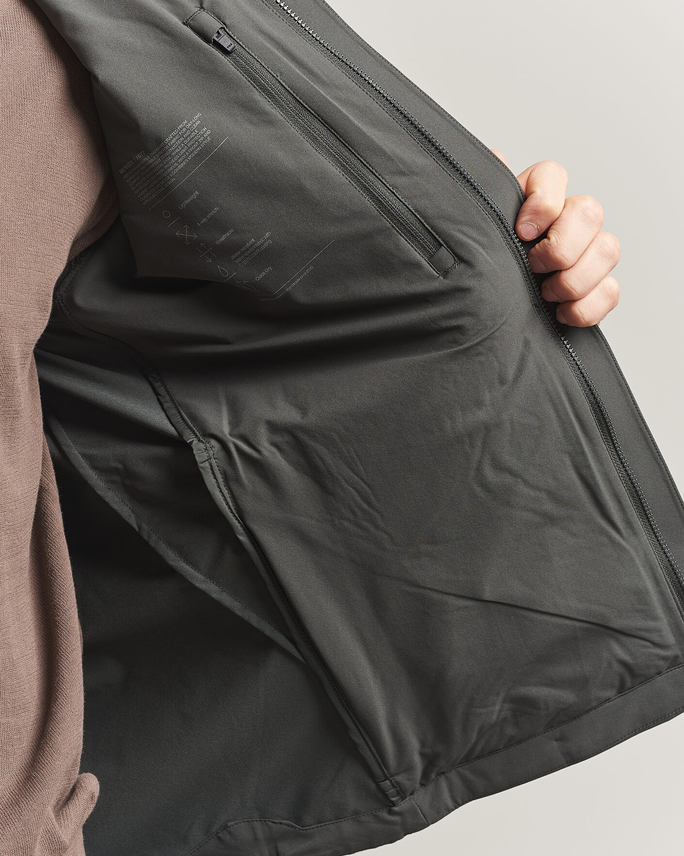 Herre | Jakker | Scandinavian Edition | Merge II Stretch Shirt Jacket Dark Olive