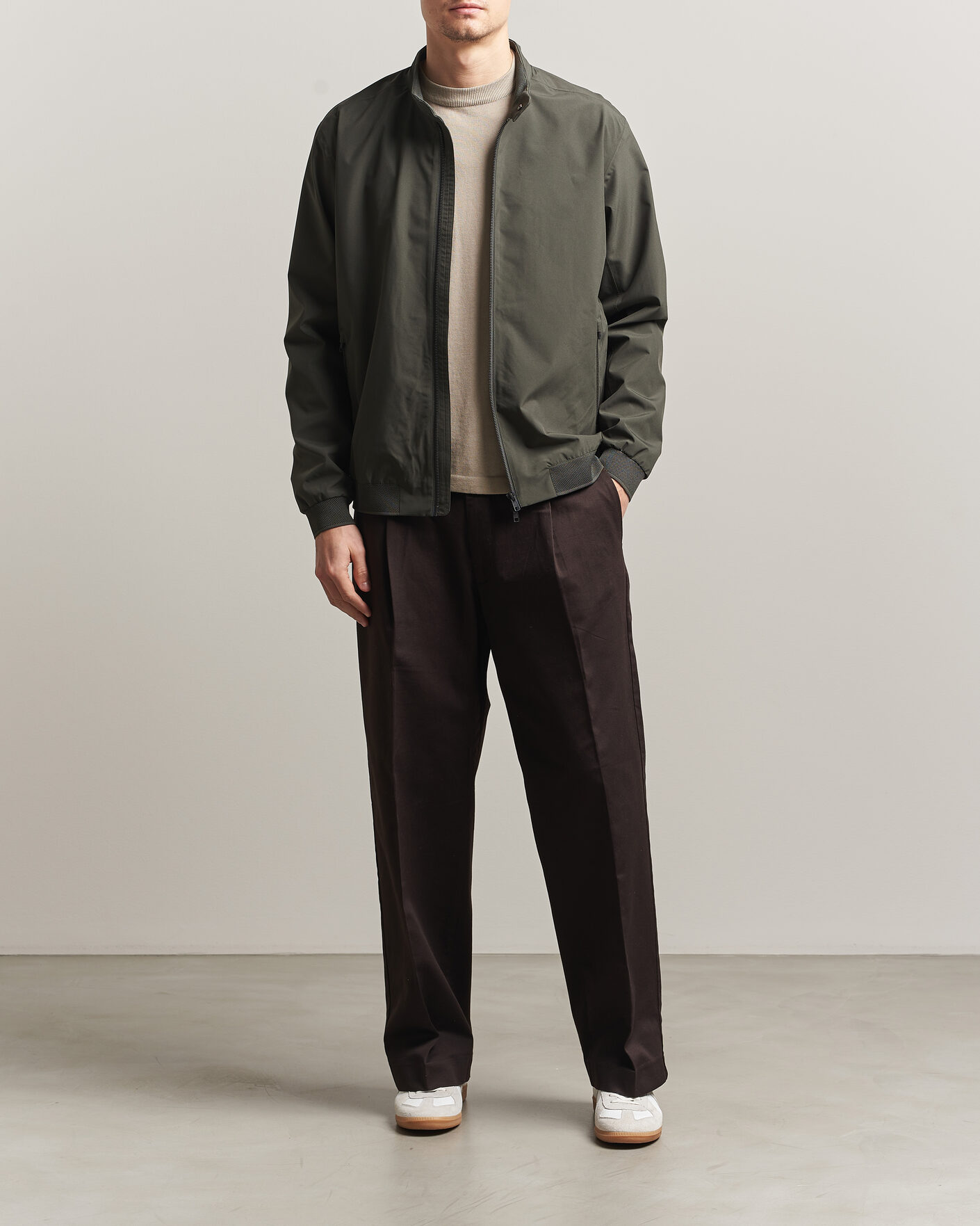 Herre | Jakker | Scandinavian Edition | Plain II Waterproof Jacket Dark Olive