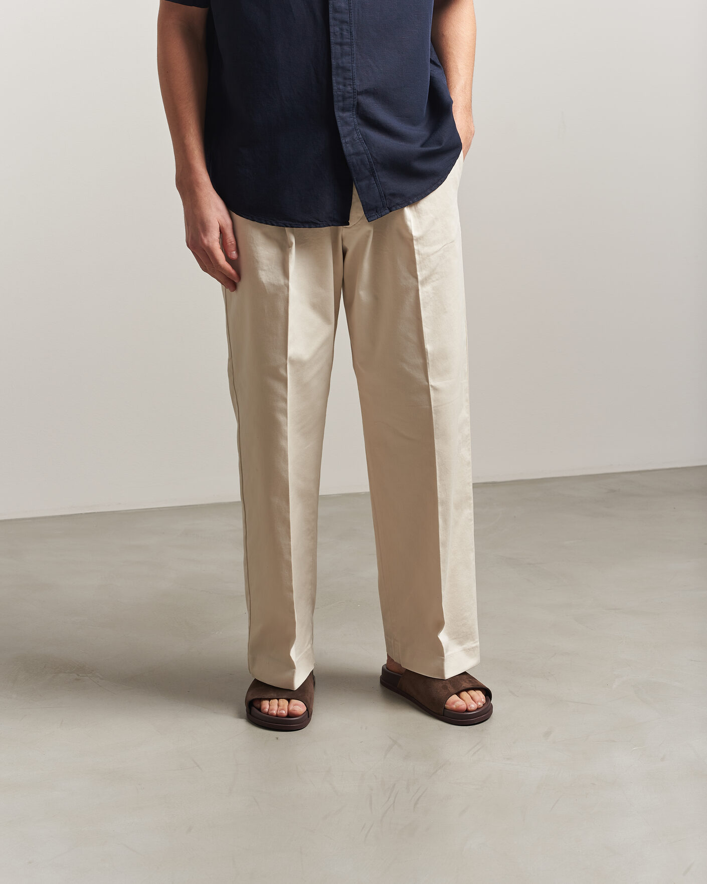 Herre | Sandaler & Hjemmesko | Thera's | Classic Slide Sandals Dark Brown Suede