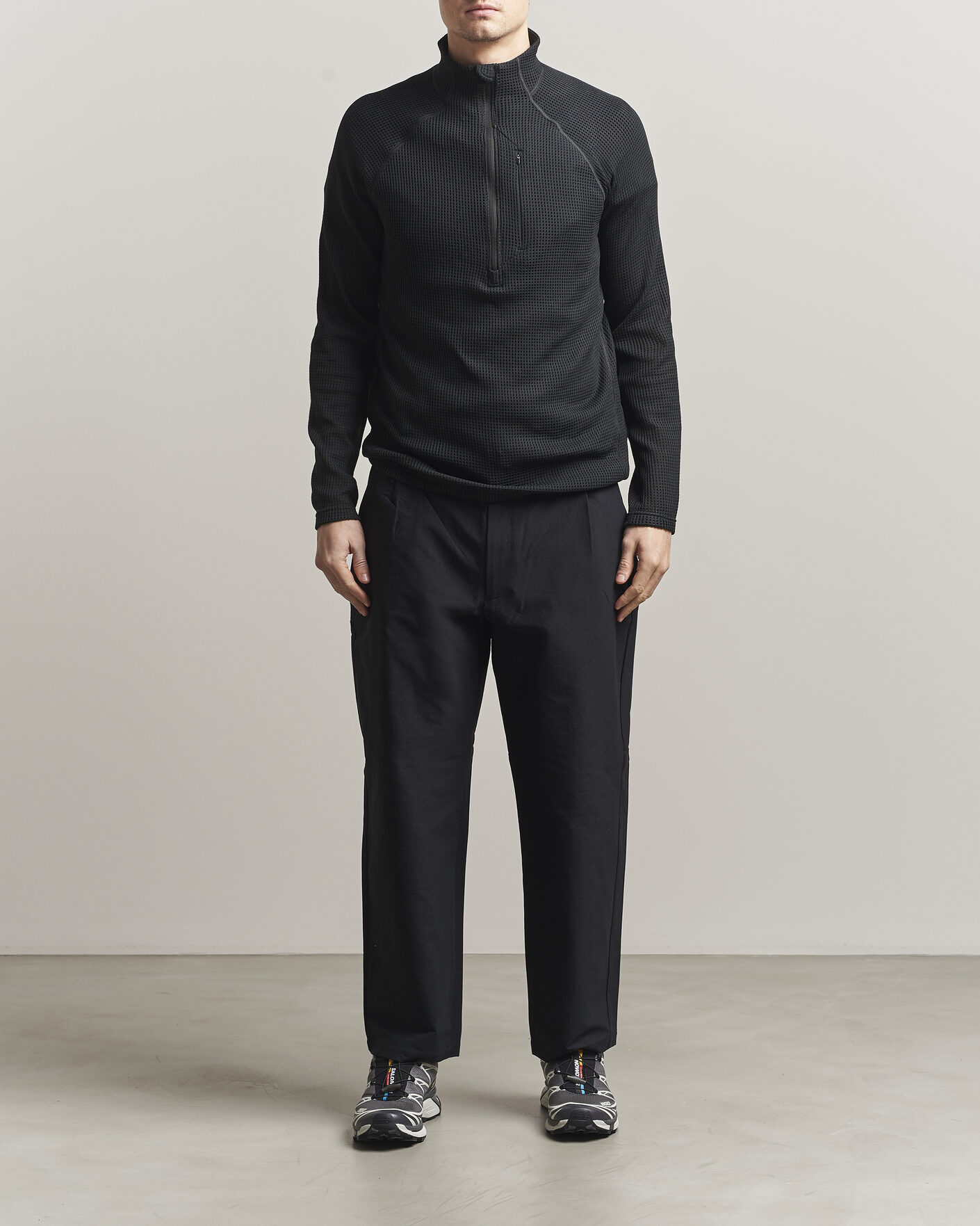 Herre | Trøjer | Houdini | Pace Flow Half Zip True Black