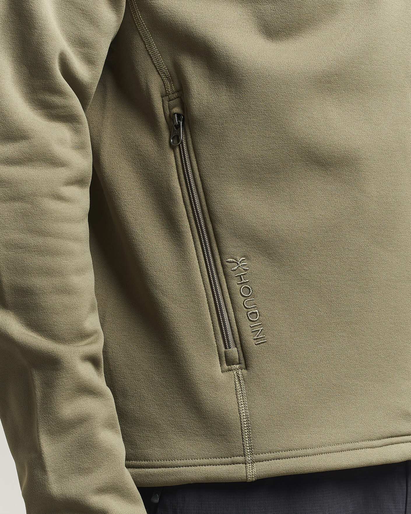 Herre | Trøjer | Houdini | Power Up Houdi Sage Green