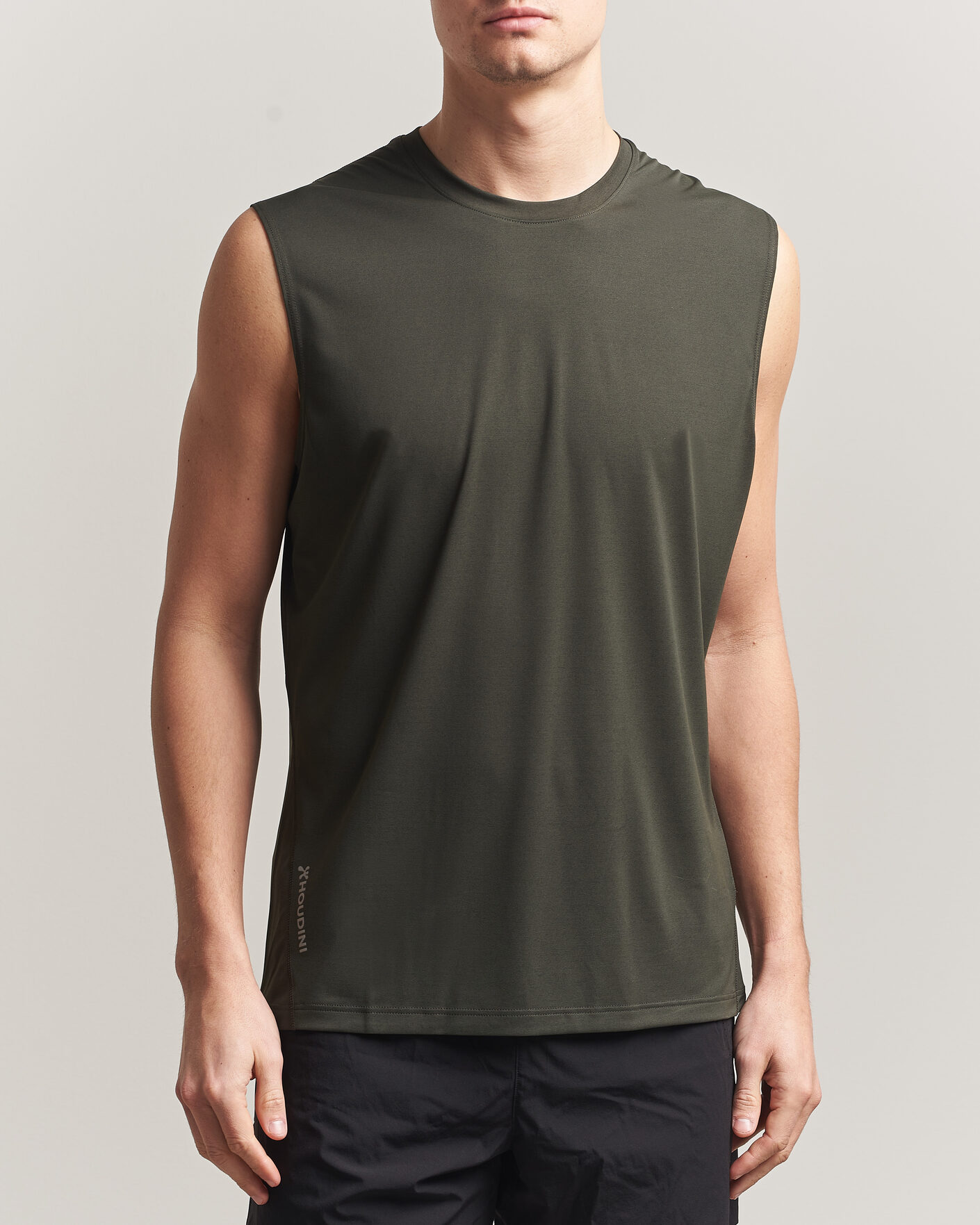 Herre | T-Shirts | Houdini | Pace Air Tank Green Illusion