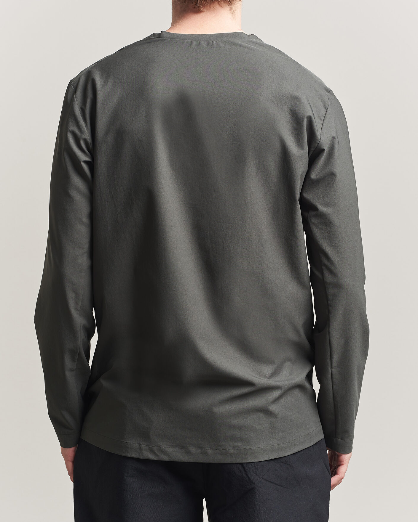 Herre | T-Shirts | Houdini | Cover Crew Green Illusion