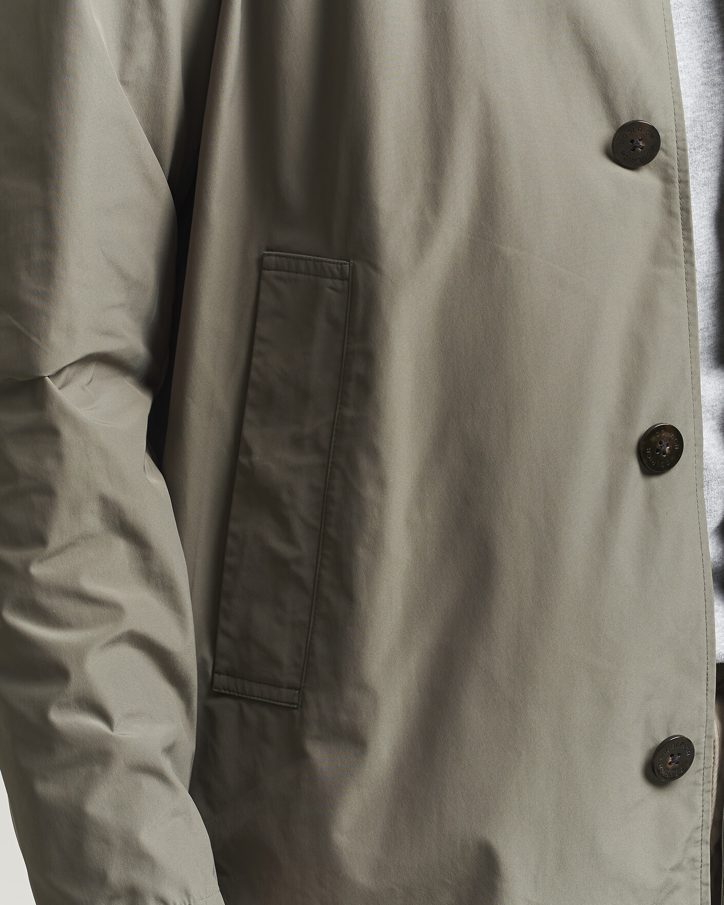 Herre | Jakker | Woolrich | Urban Nylon Water Repelent Carcoat Smokey Olive