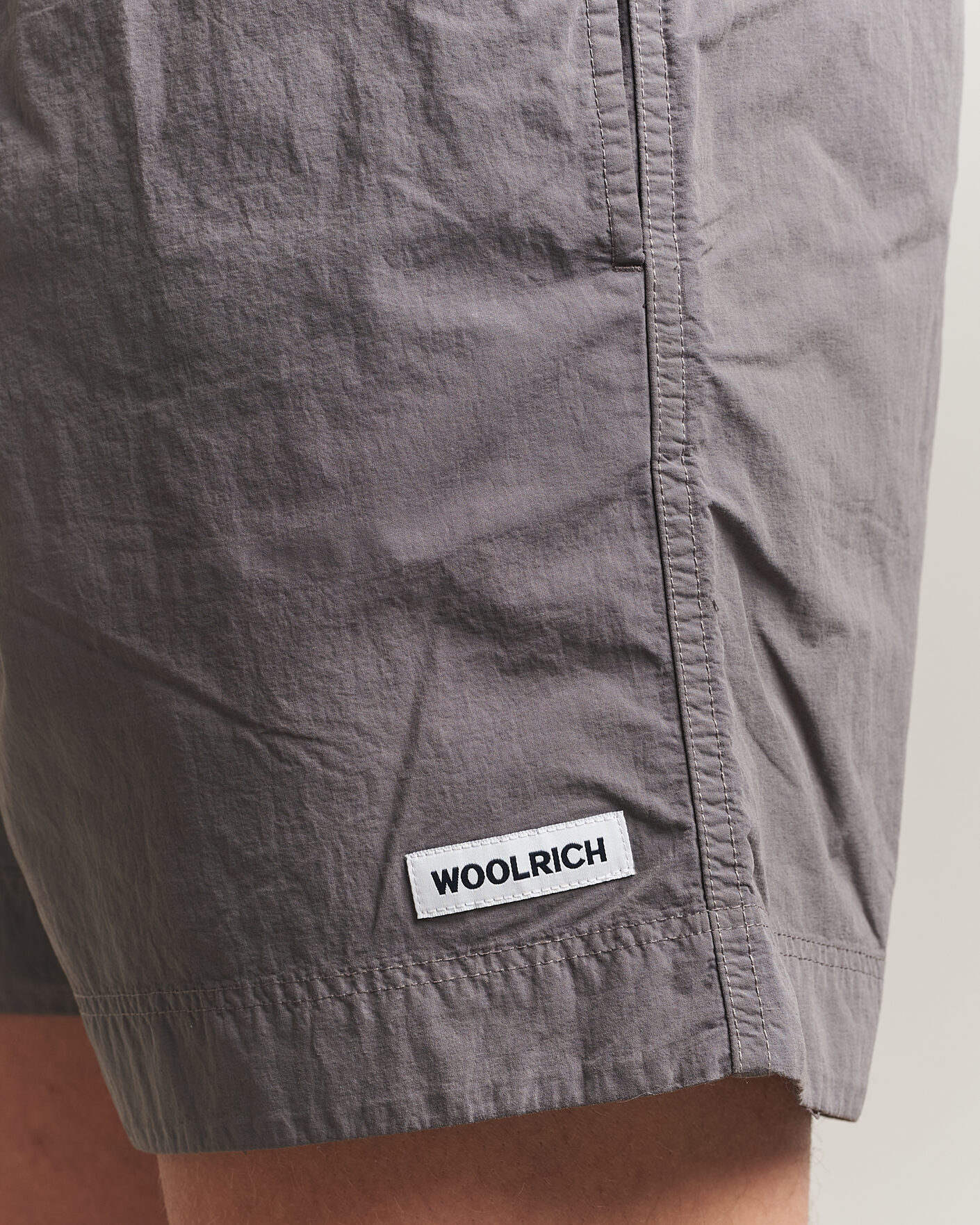Herre | Badebukser | Woolrich | Solid Garment Dyed Swimshorts Chark