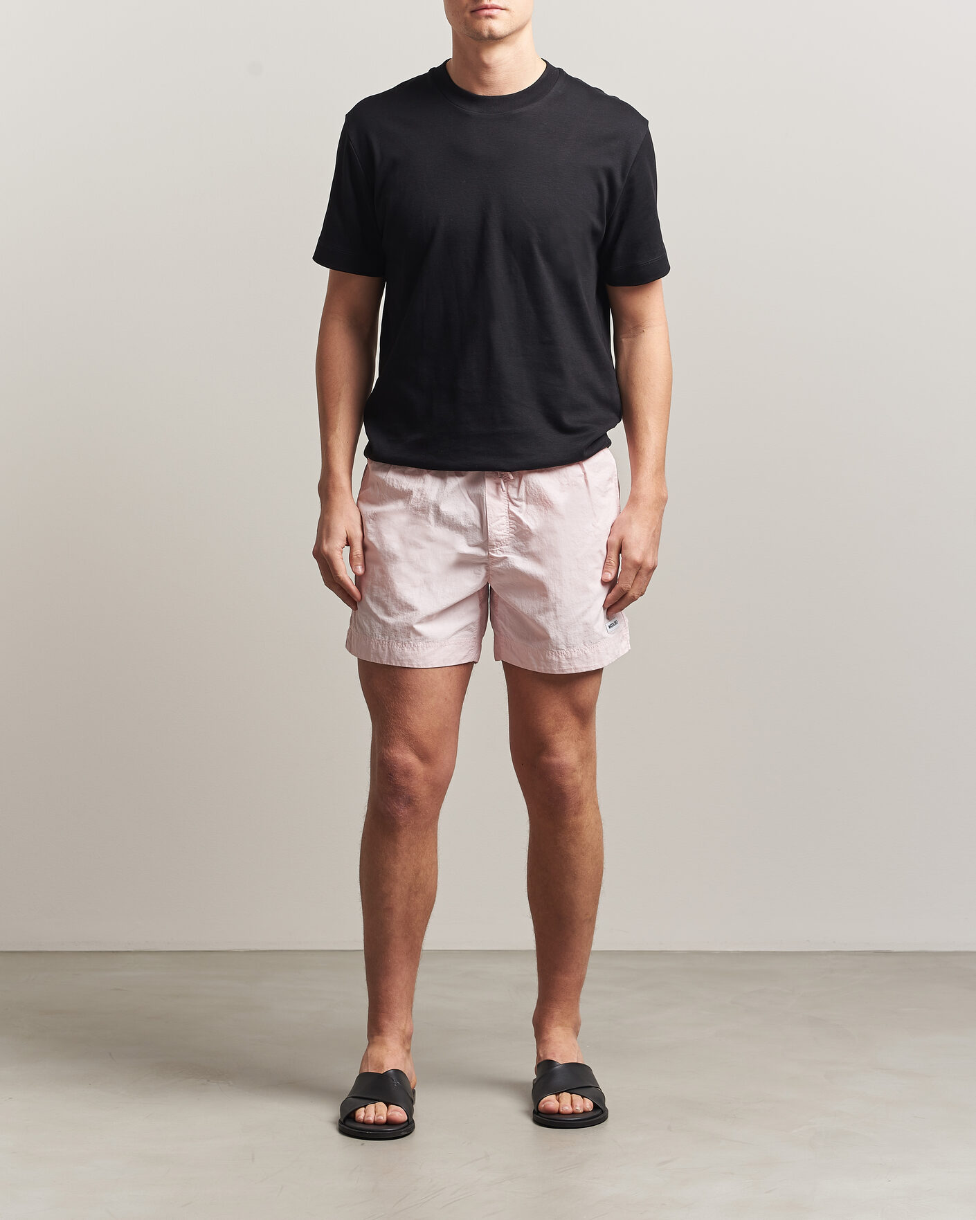Herre | Badebukser | Woolrich | Solid Garment Dyed Swimshorts Pale Lilac