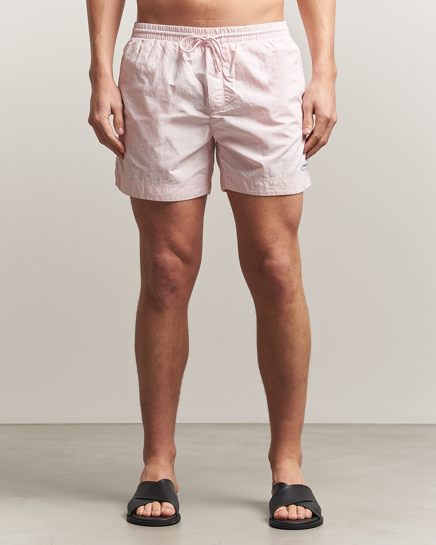 Herre | Badebukser | Woolrich | Solid Garment Dyed Swimshorts Pale Lilac