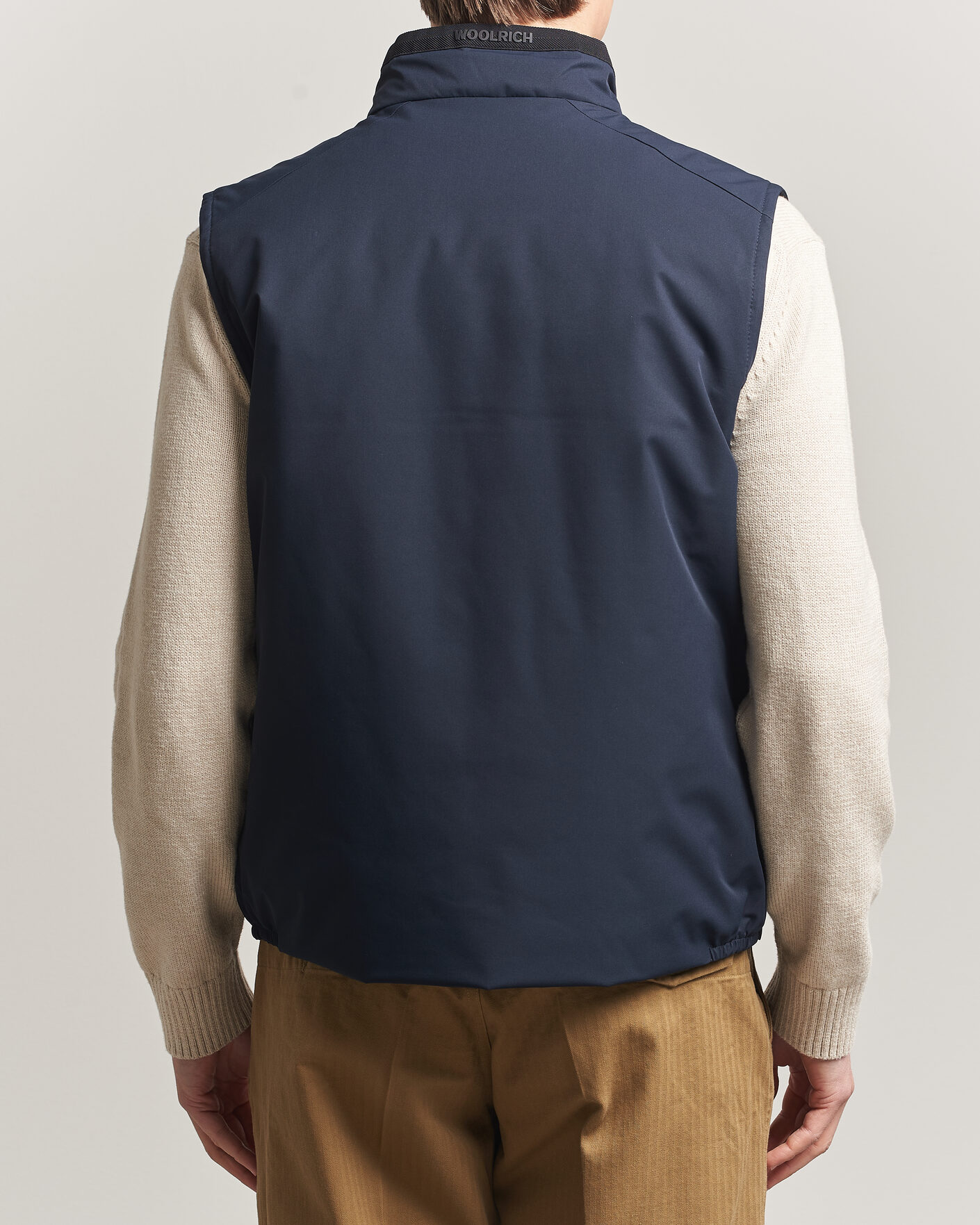 Herre | Veste | Woolrich | Two Layer Sailing Vest Melton Blue