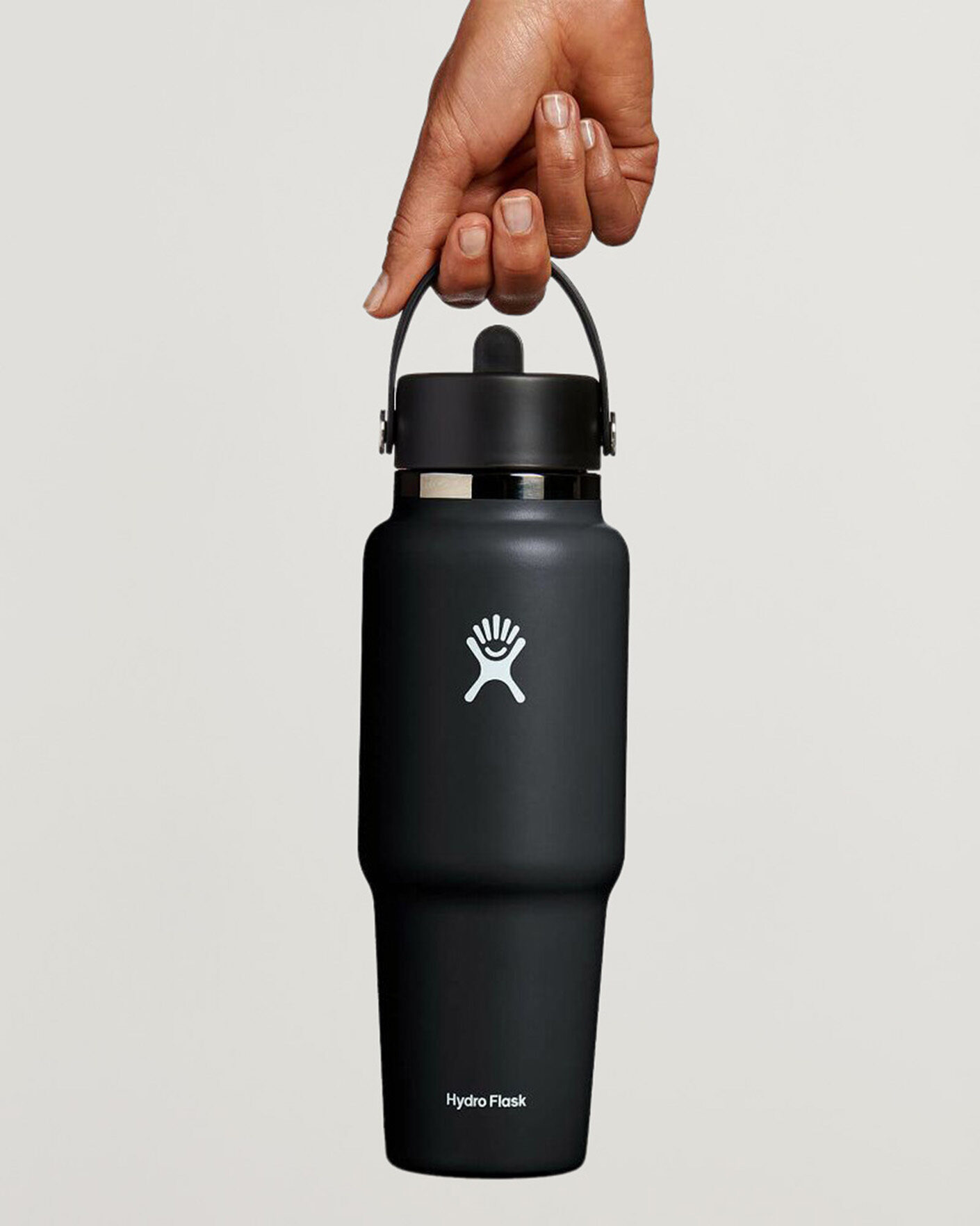 Herre | Outdoor living | Hydro Flask | Travel Bottle Flex Straw Cap 32oz Black