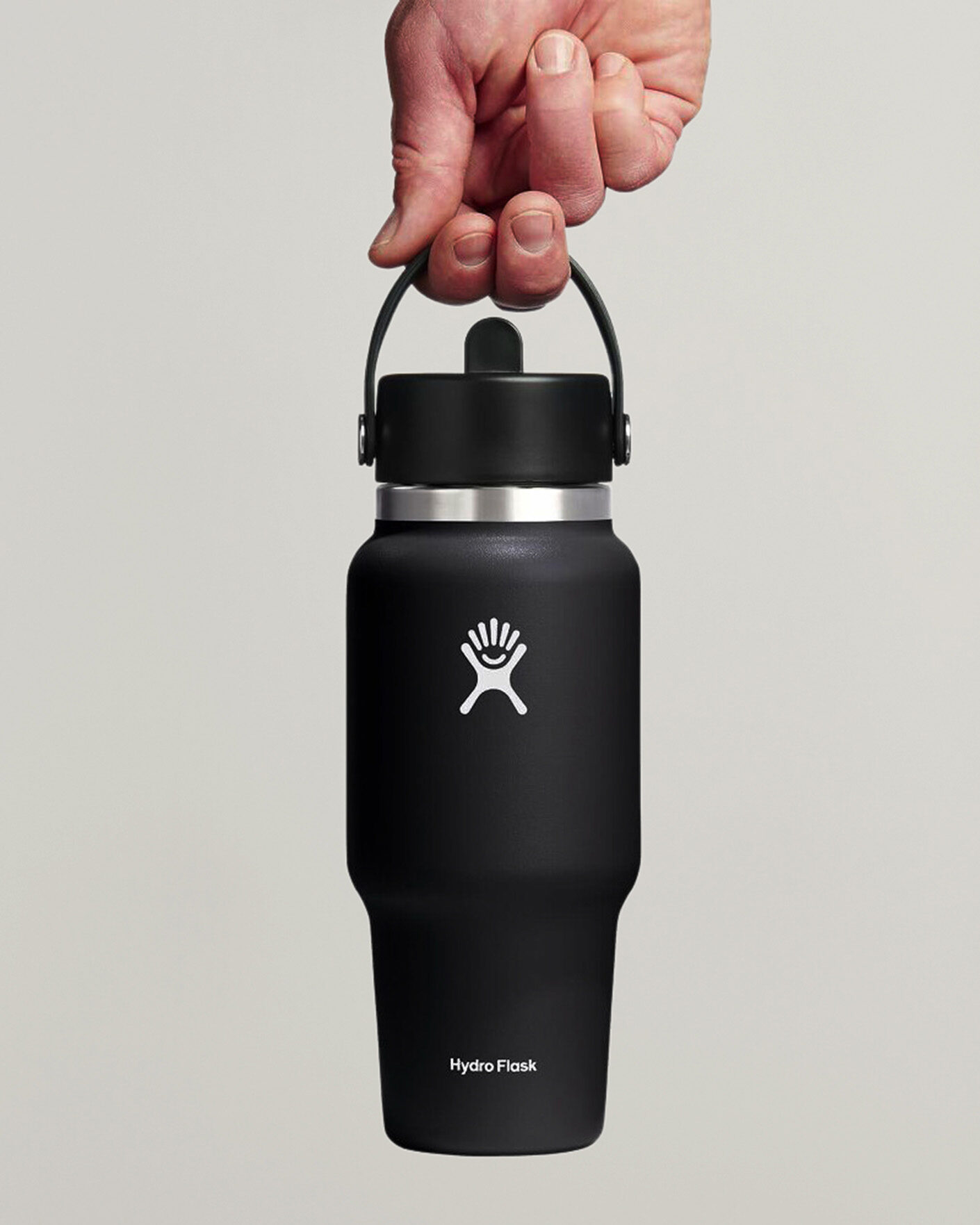 Herre | Outdoor living | Hydro Flask | Travel Bottle Flex Straw Cap 24oz Black