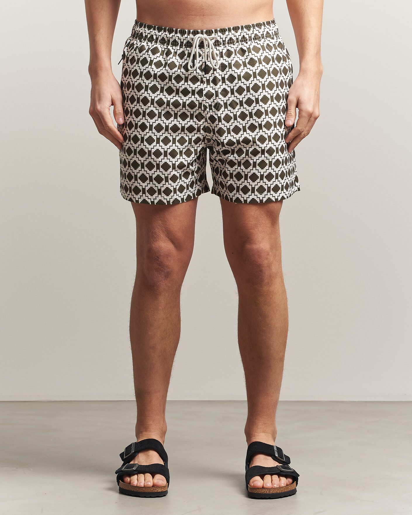 Herre | Badebukser | OAS | Printed Swimshorts Pine Mitu