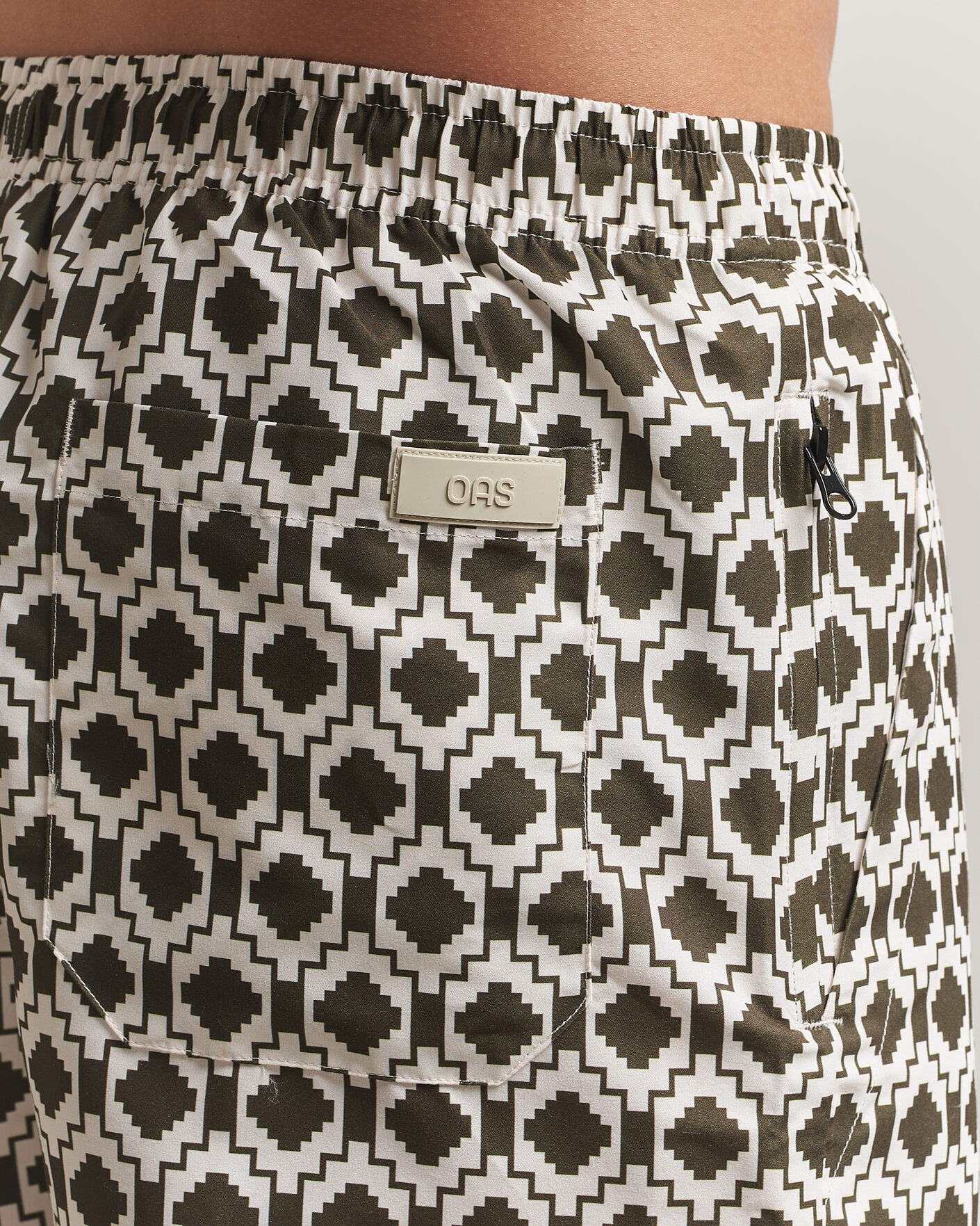 Herre | Badebukser | OAS | Printed Swimshorts Pine Mitu