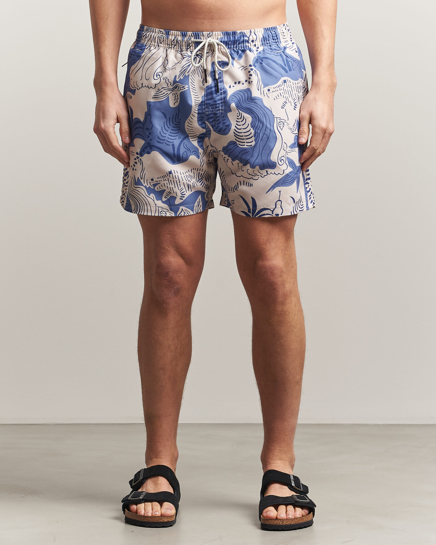 Herre | Badebukser | OAS | Printed Swimshorts Mystea