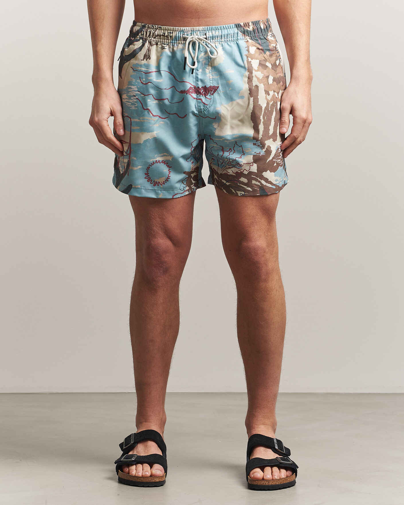 Herre | Badebukser | OAS | Printed Swimshorts Montara