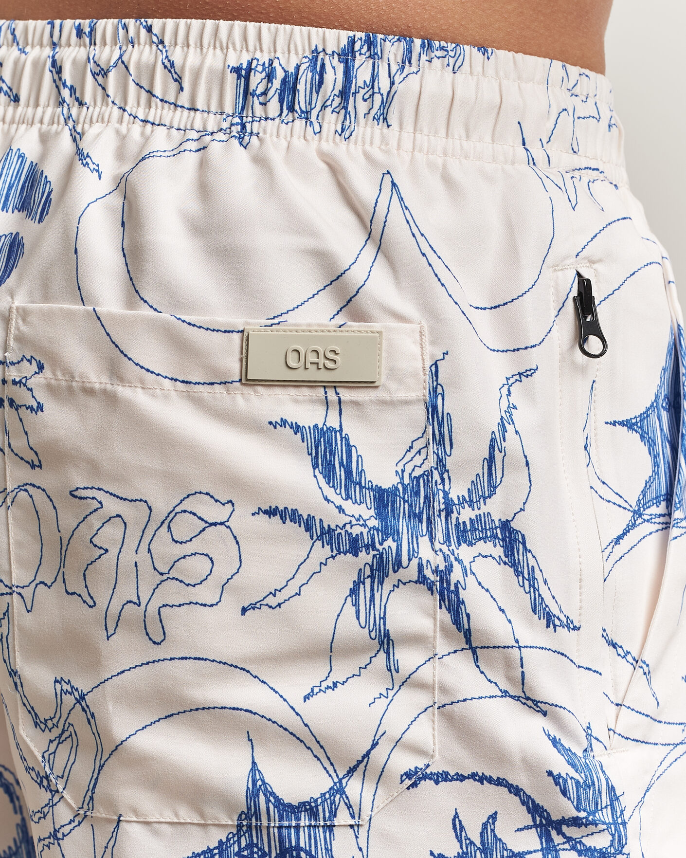 Herre | Badebukser | OAS | Printed Swimshorts Romantique