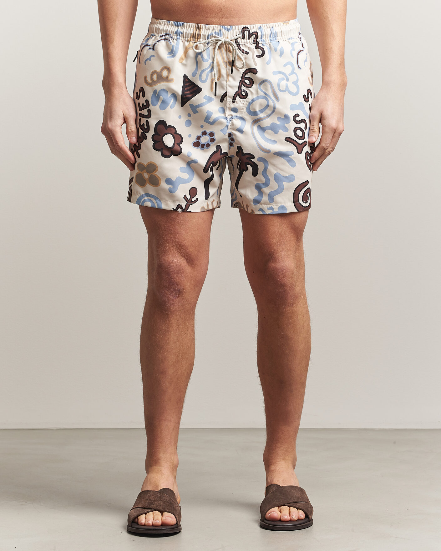 Herre | Badebukser | OAS | Printed Swimshorts Memento