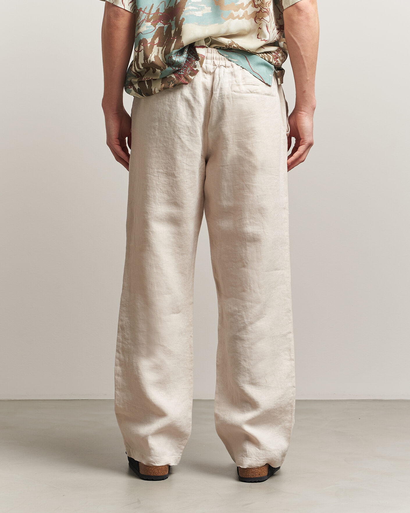 Herre | Bukser | OAS | Nino Linen Pants Beige