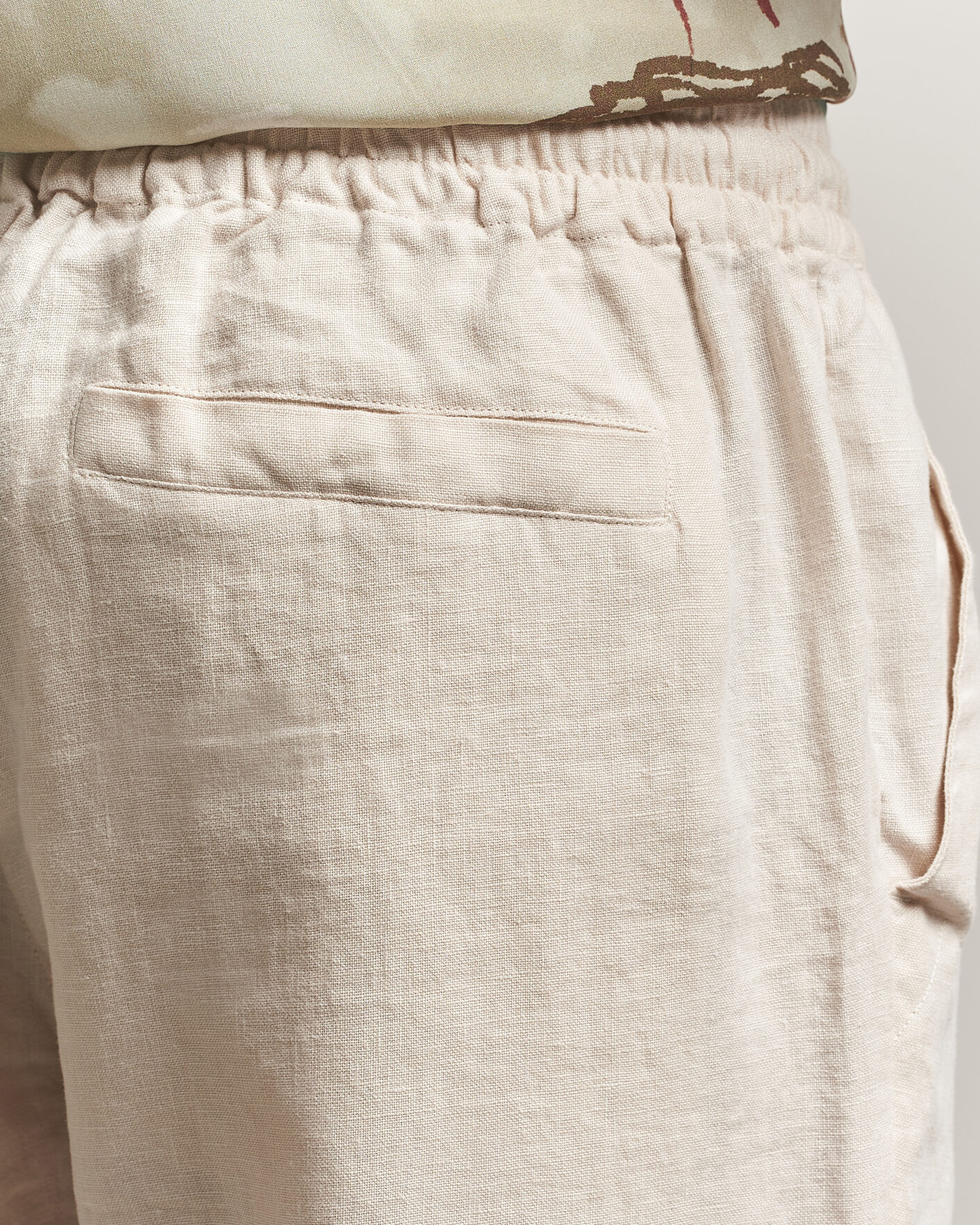 Herre | Bukser | OAS | Nino Linen Pants Beige