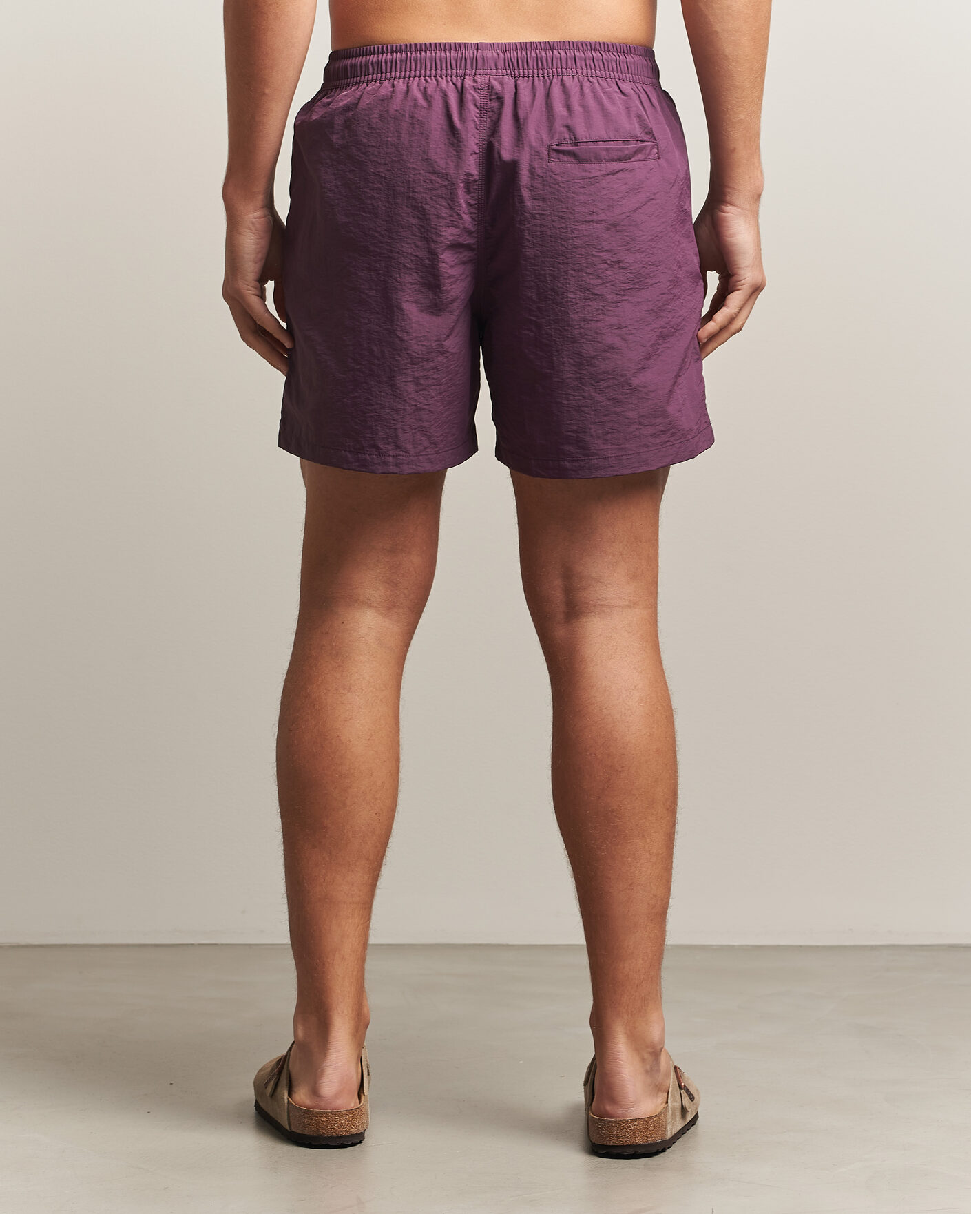 Herre | Badebukser | OAS | Plain Swimshorts Plum