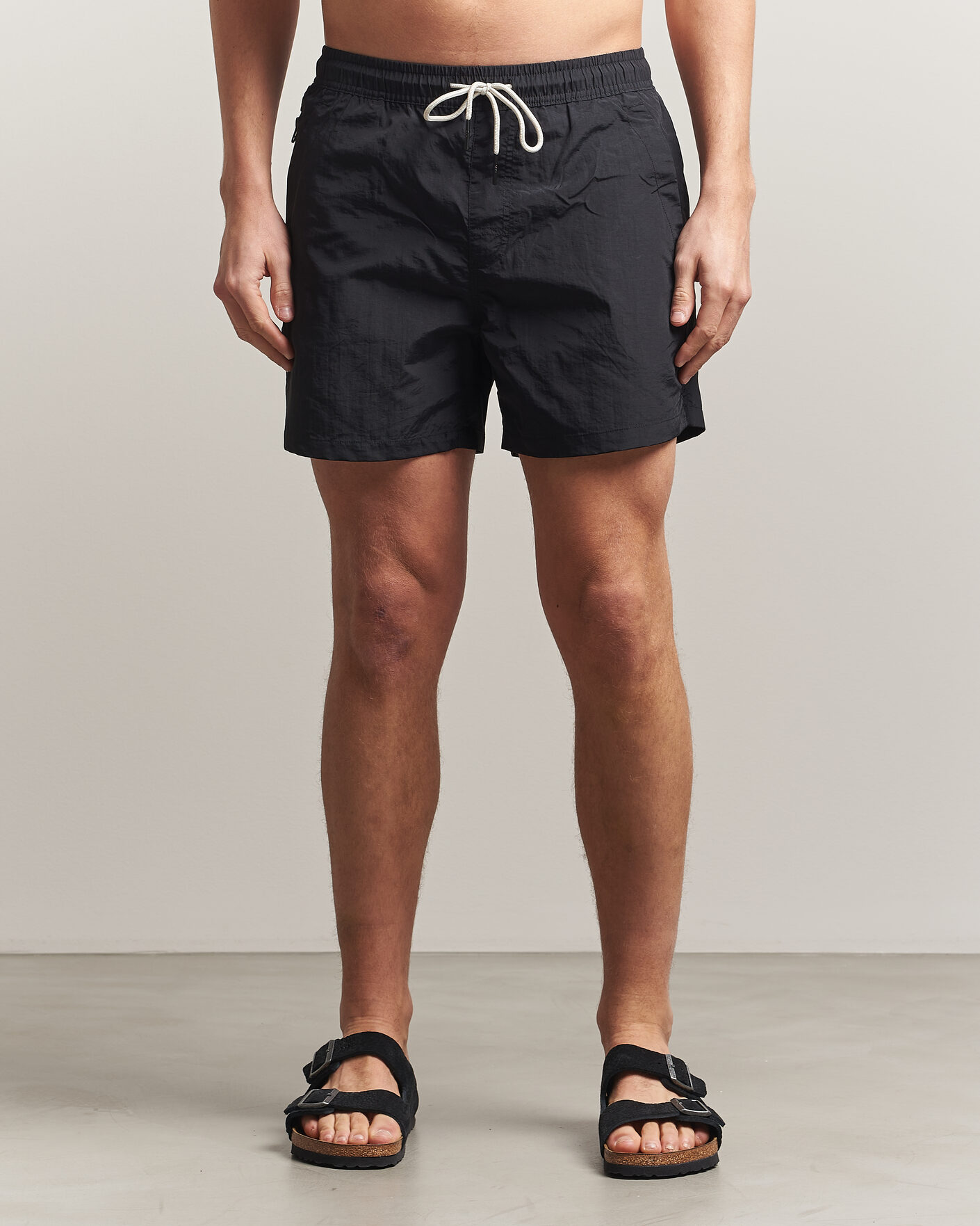 Herre | Badebukser | OAS | Plain Swimshorts Black