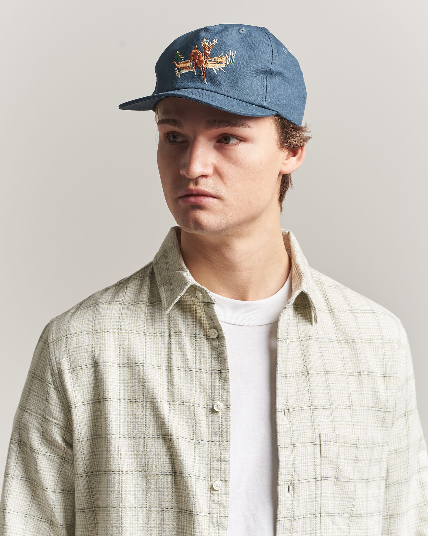 Herre | Hatte & kasketter | Filson | Deer Trucker Cap Dusty Blue