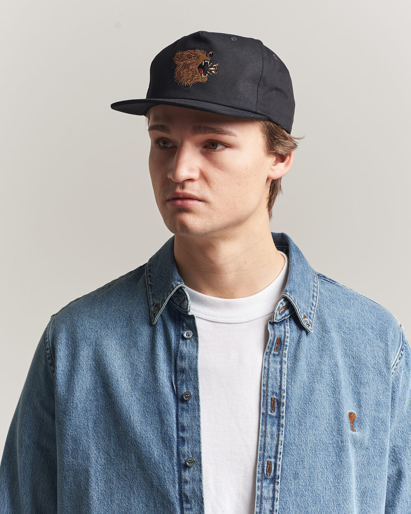 Herre | Hatte & kasketter | Filson | Bear Trucker Cap Black