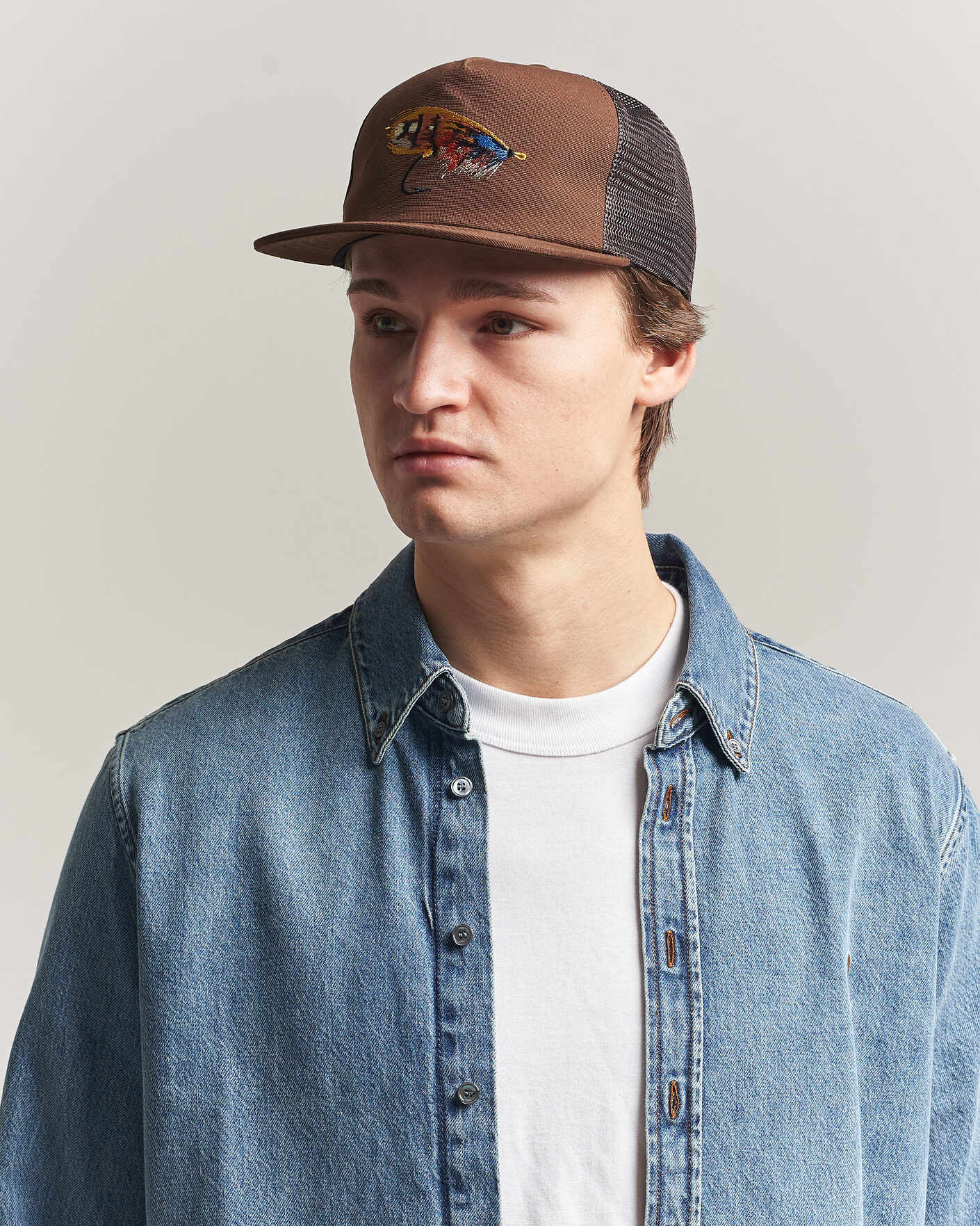 Herre | Hatte & kasketter | Filson | Durham Ranger Trucker Cap Brown