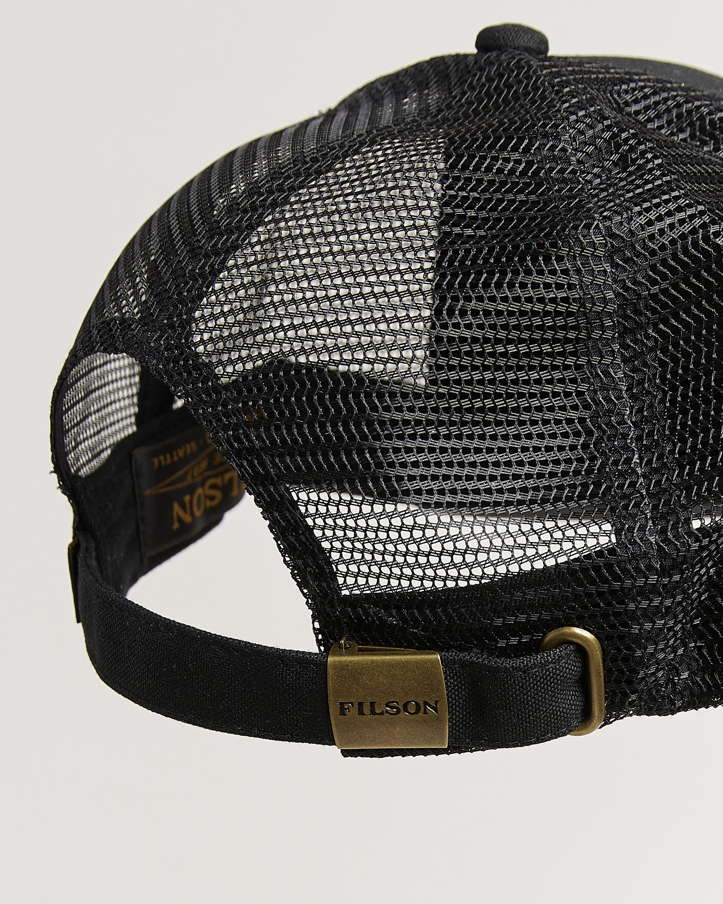 Herre | Hatte & kasketter | Filson | Scenic Waxed Logger Mesh Cap Black
