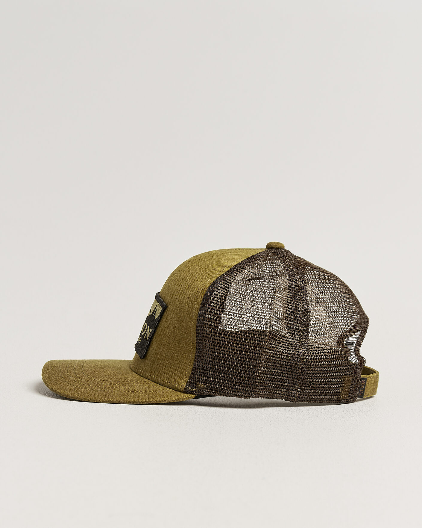 Herre | Hatte & kasketter | Filson | Scenic Waxed Logger Mesh Cap Dark Tan